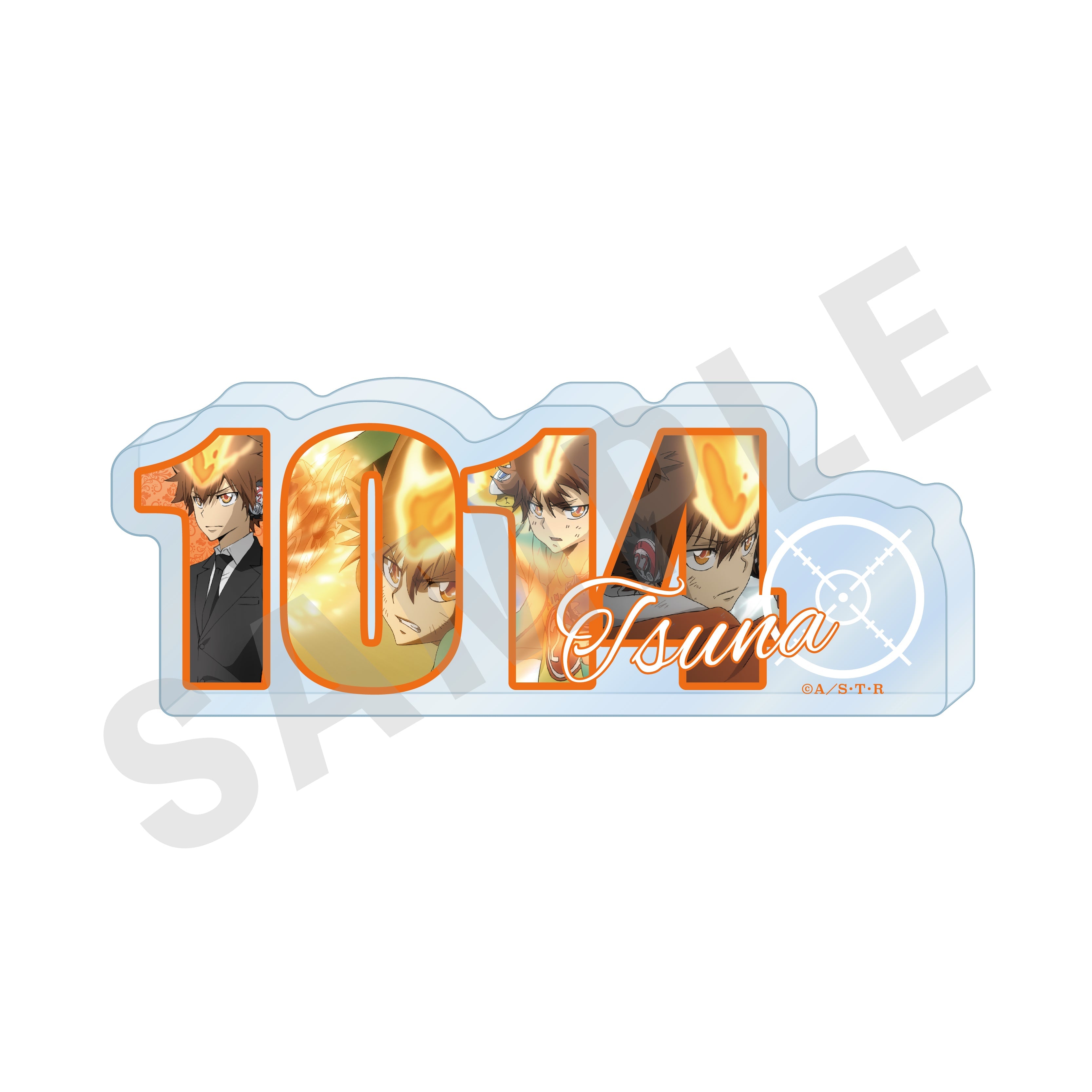 「家庭教師ヒットマンREBORN!」 ~favorite series~ ナンバーアクリルプレート 沢田 綱吉 の商品画像1枚目です