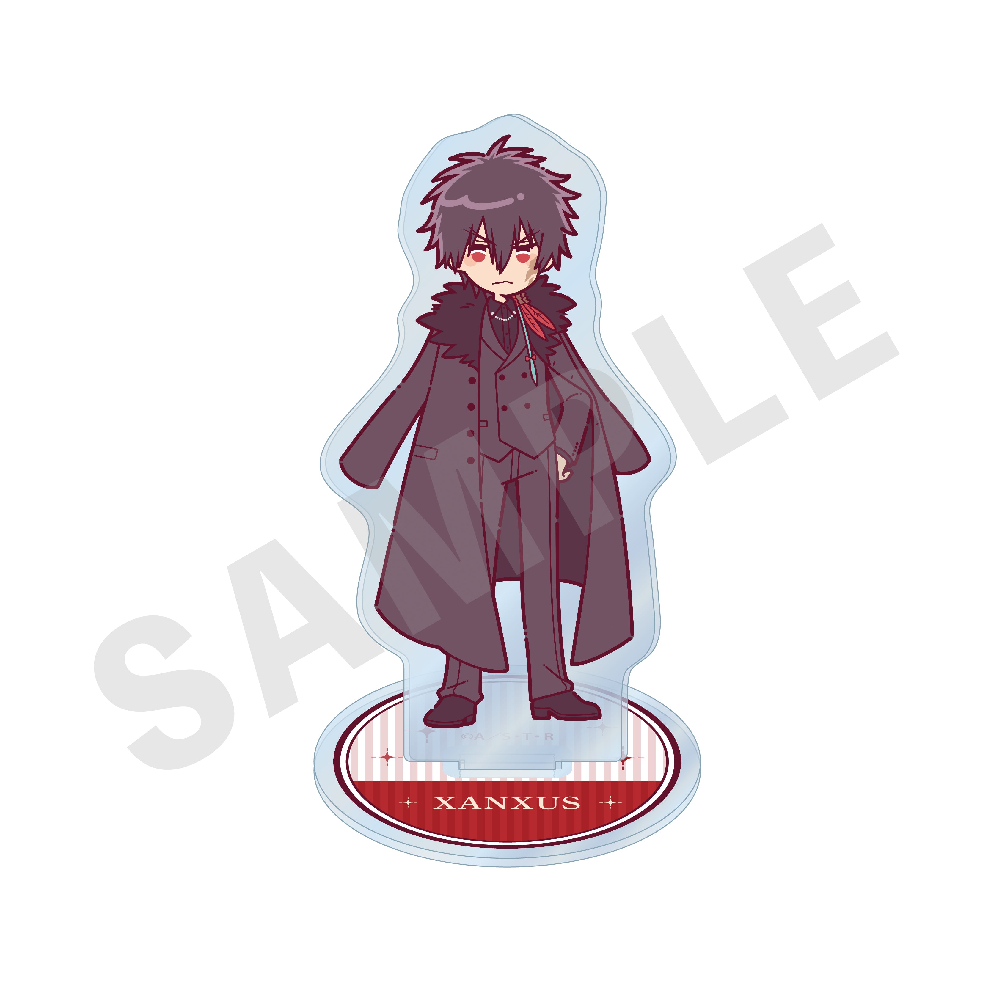 「家庭教師ヒットマンREBORN!」ミニキャラスーツシリーズ アクリルスタンド XANXUS の商品画像1枚目です