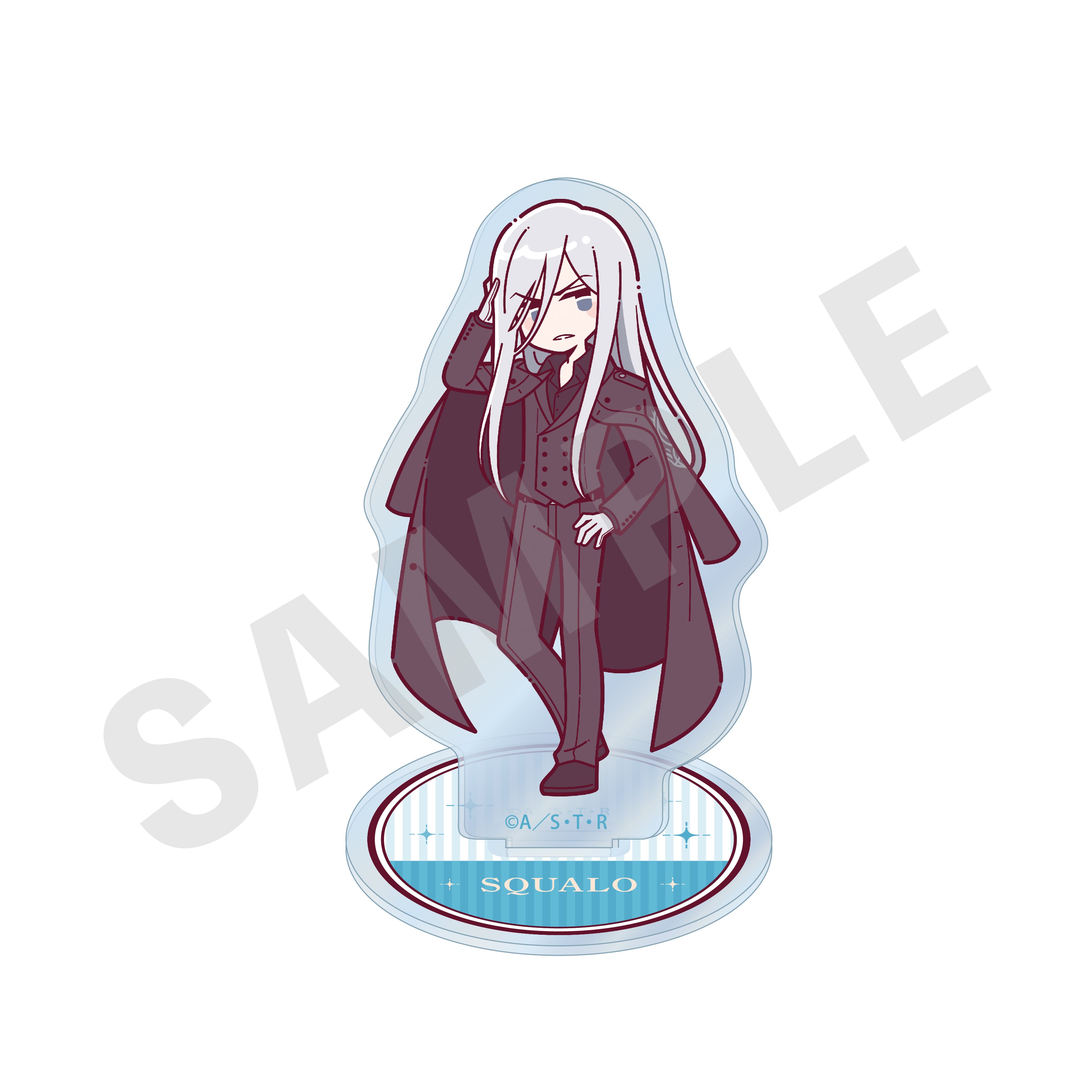 「家庭教師ヒットマンREBORN!」ミニキャラスーツシリーズ アクリルスタンド スペルビ・スクアーロ の商品画像1枚目です