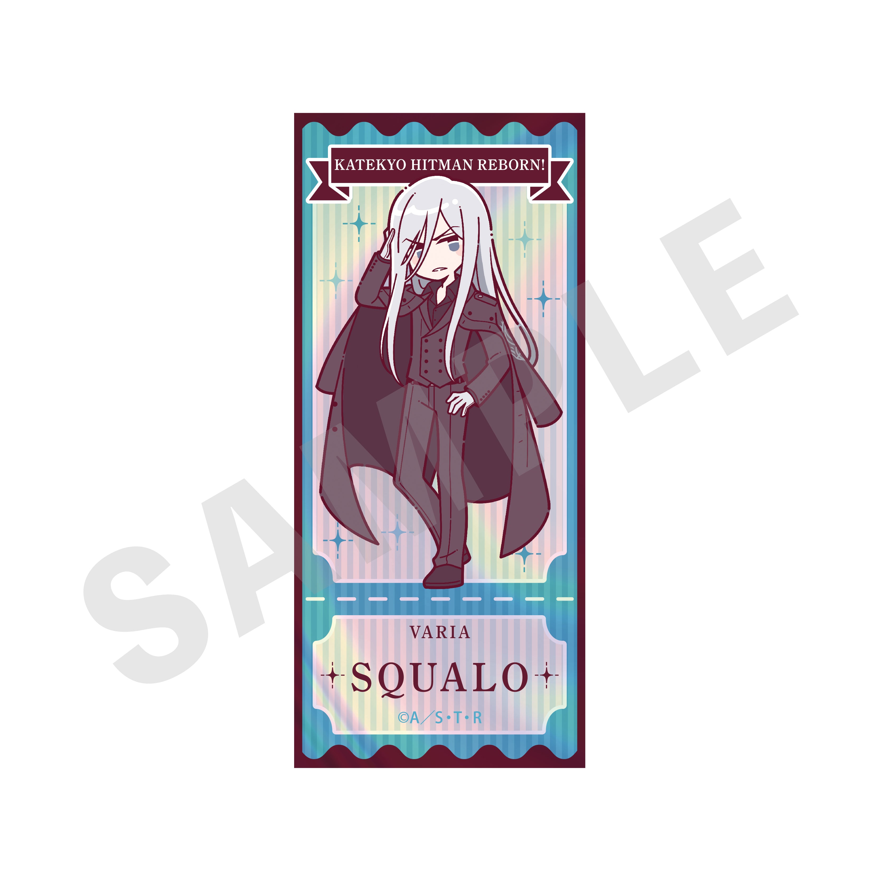 【全種セット】「家庭教師ヒットマンREBORN!」ミニキャラスーツシリーズ トレーディングオーロラステッカー (全7種) の商品画像8枚目です