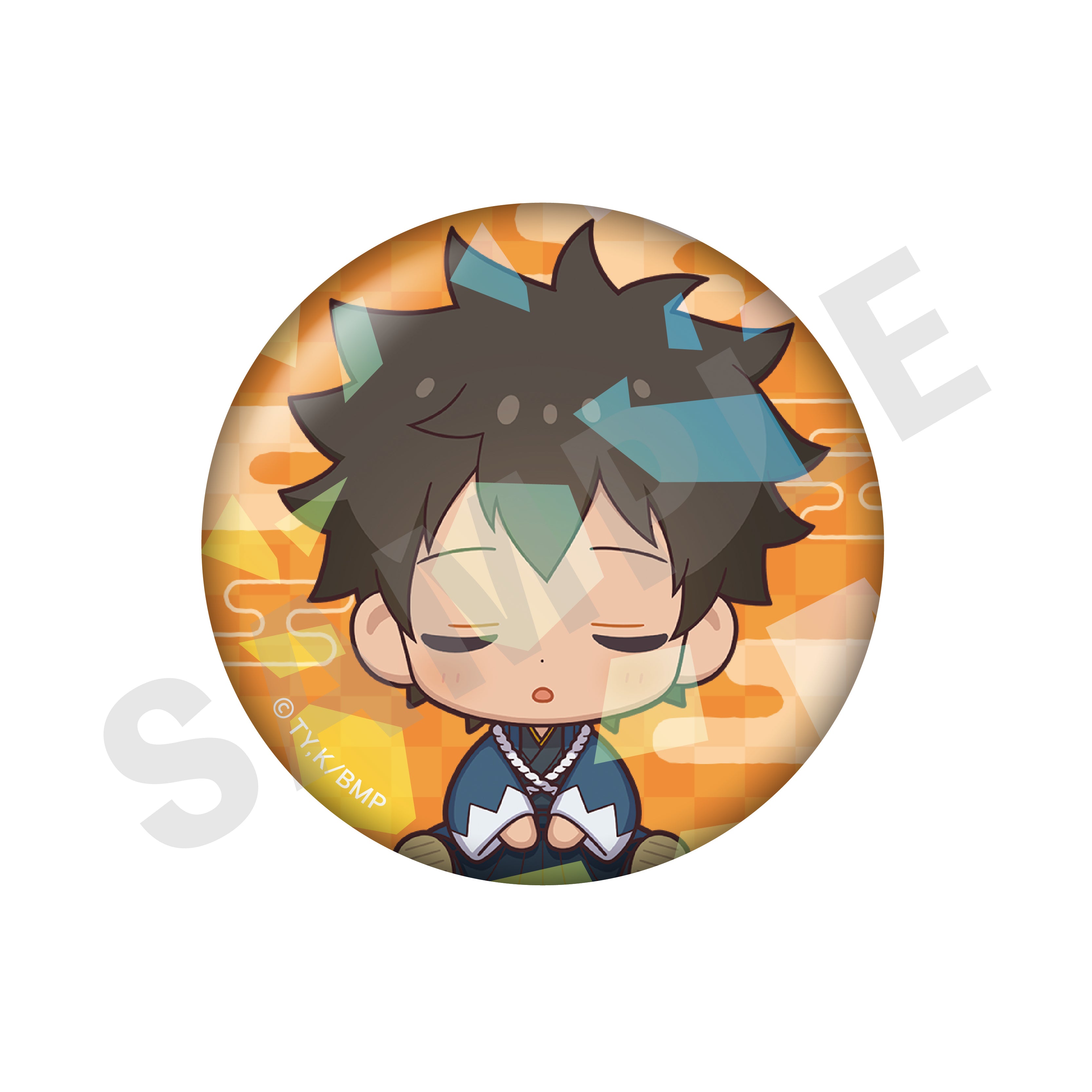 【単品】TVアニメ『青のミブロ』 おやすみシリーズ トレーディングホログラム缶バッジ(全7種) の商品画像4枚目です