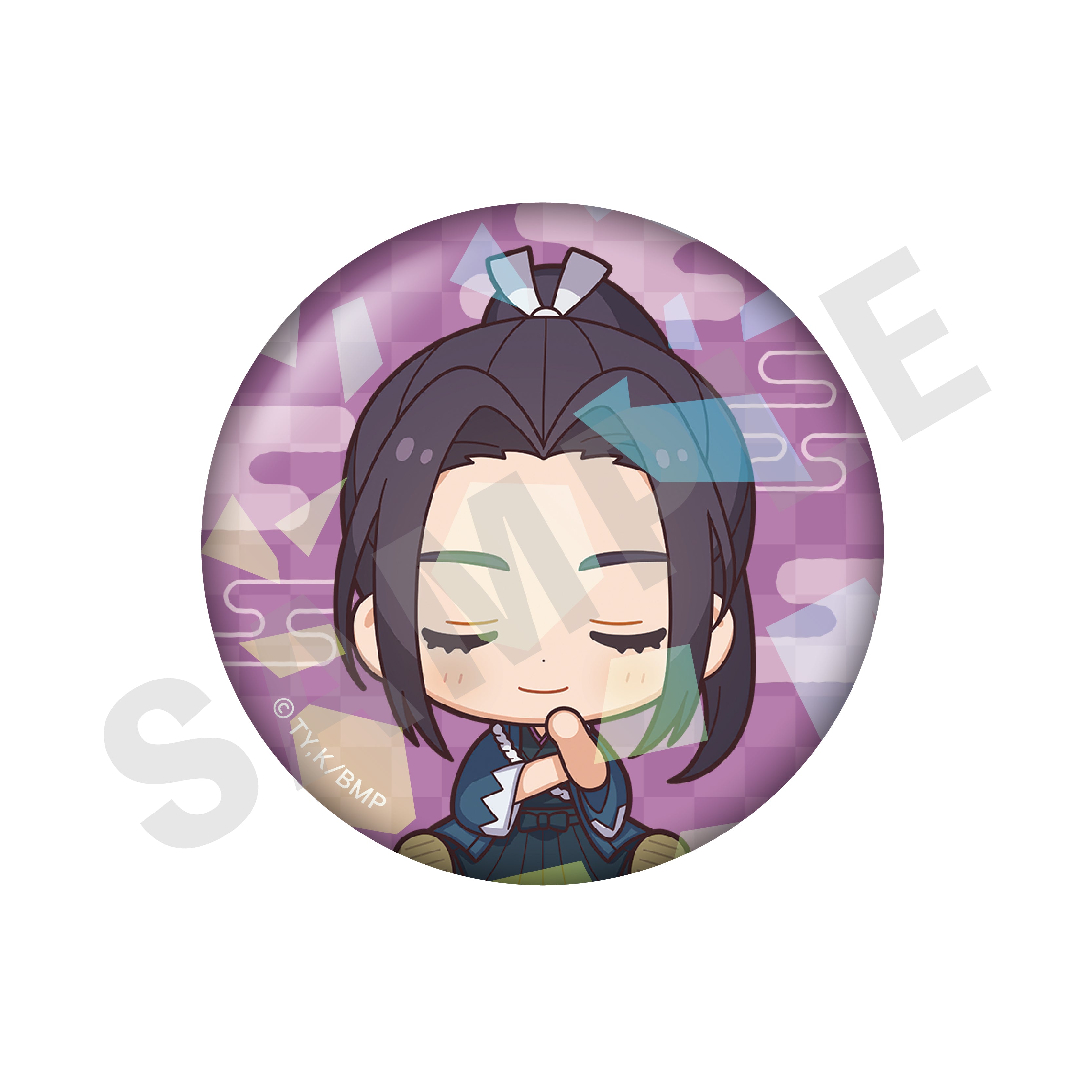 【単品】TVアニメ『青のミブロ』 おやすみシリーズ トレーディングホログラム缶バッジ(全7種) の商品画像6枚目です