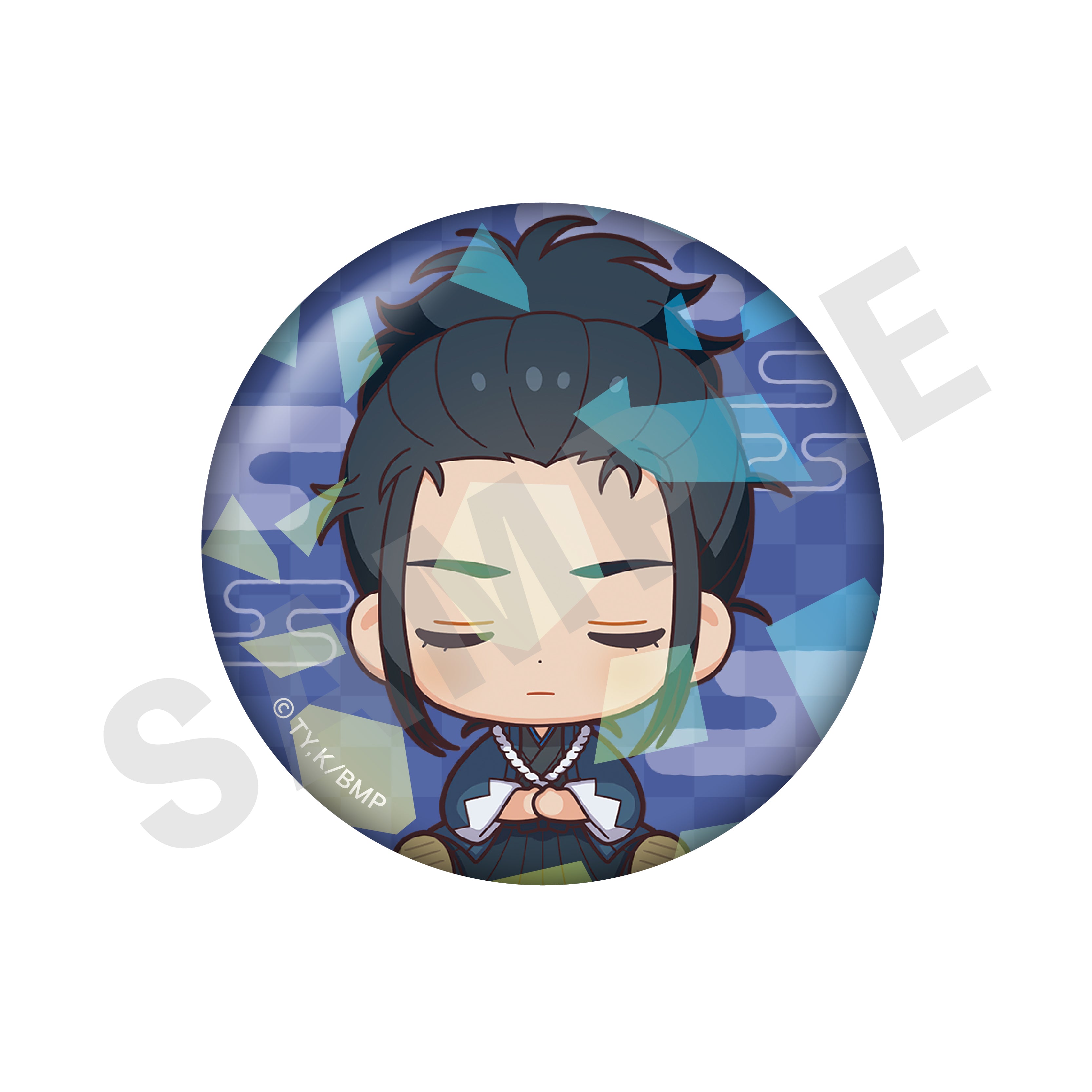 【全種セット】TVアニメ『青のミブロ』 おやすみシリーズ トレーディングホログラム缶バッジ(全7種) の商品画像5枚目です