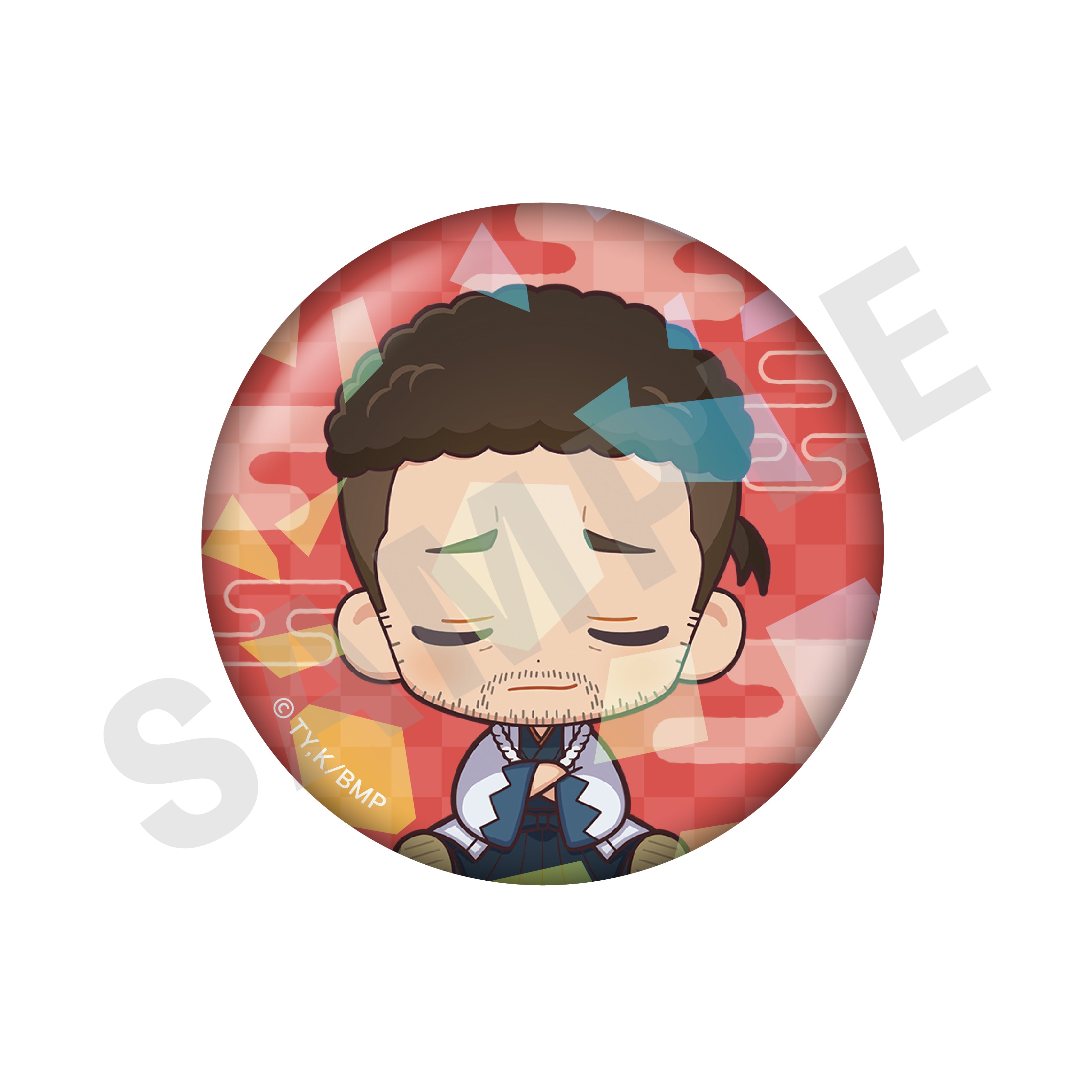 【全種セット】TVアニメ『青のミブロ』 おやすみシリーズ トレーディングホログラム缶バッジ(全7種) の商品画像8枚目です