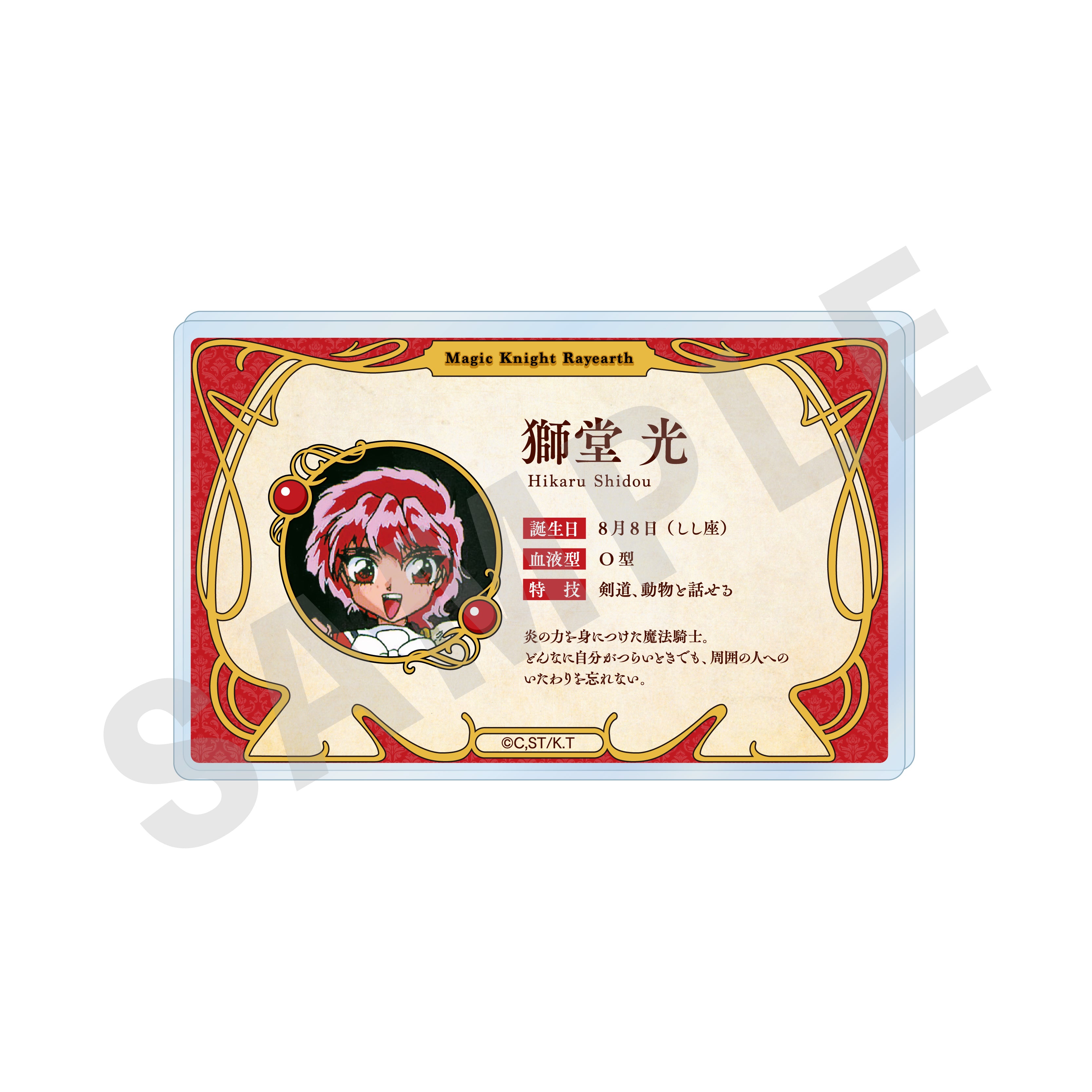 TVアニメ『魔法騎士レイアース』 ~favorite series~ プロフィールバッジ 獅堂光 の商品画像1枚目です