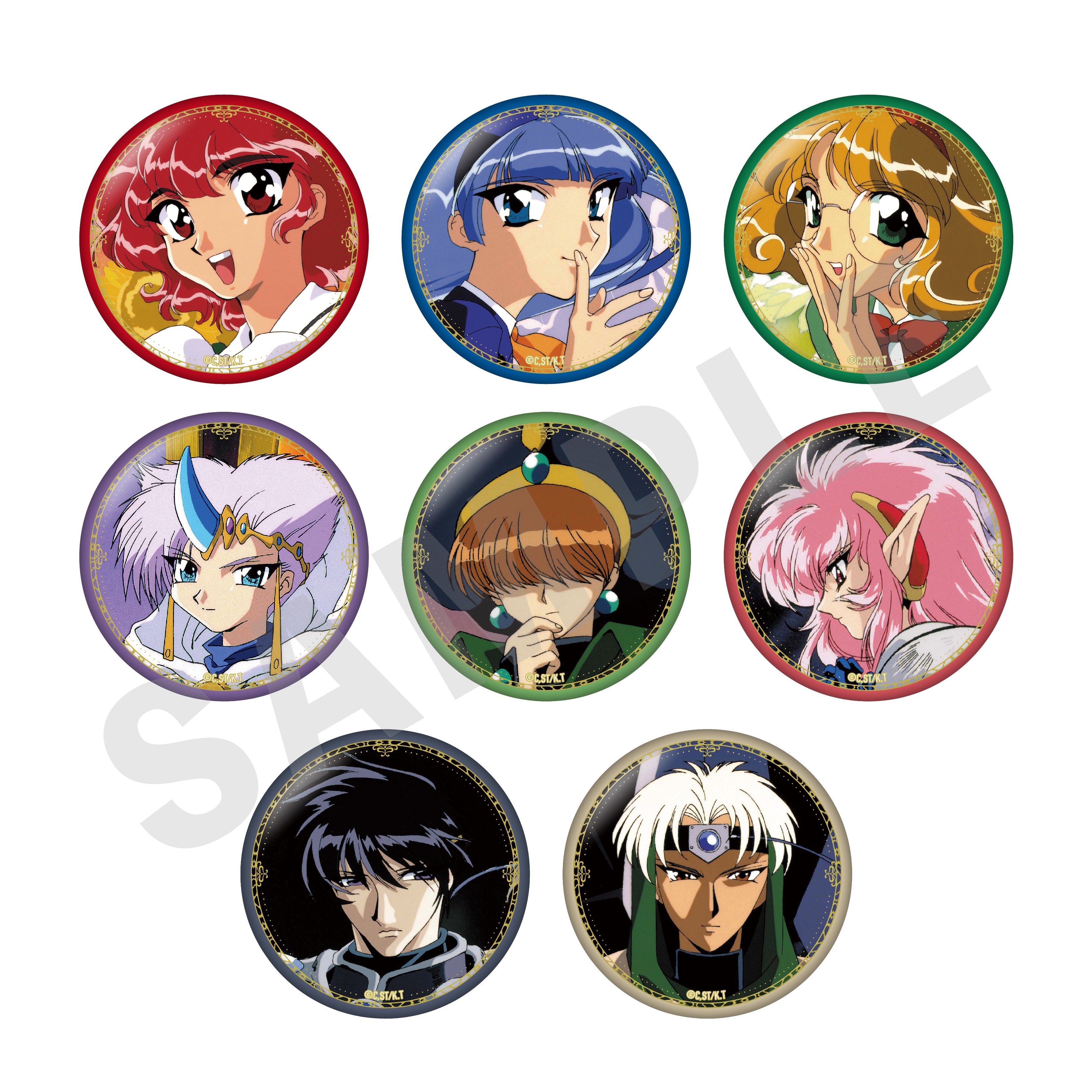 【全種セット】TVアニメ『魔法騎士レイアース』 ~favorite series~ トレーディング缶バッジB(全8種) の商品画像1枚目です