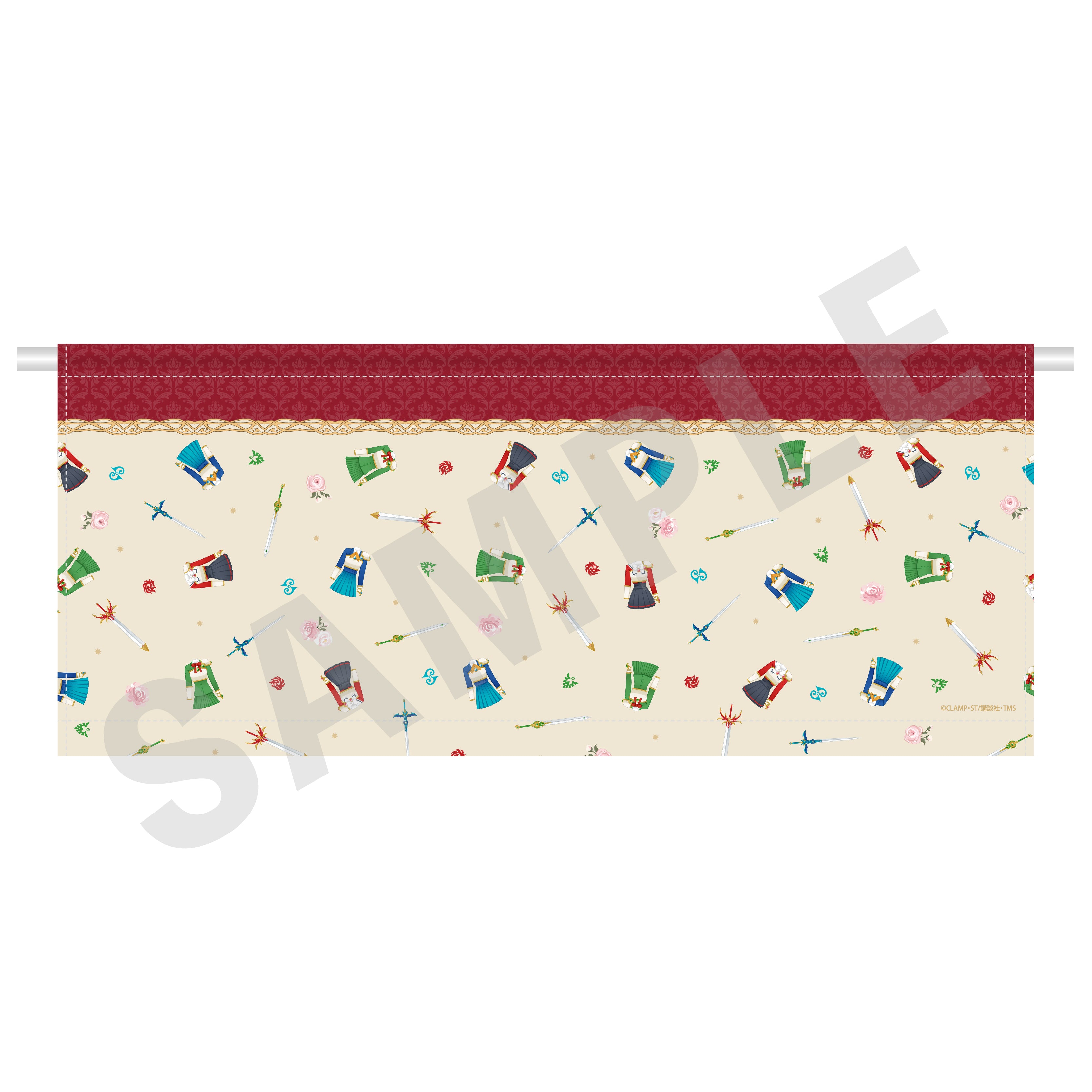 TVアニメ『魔法騎士レイアース』 ~favorite series~ カフェカーテン の商品画像1枚目です