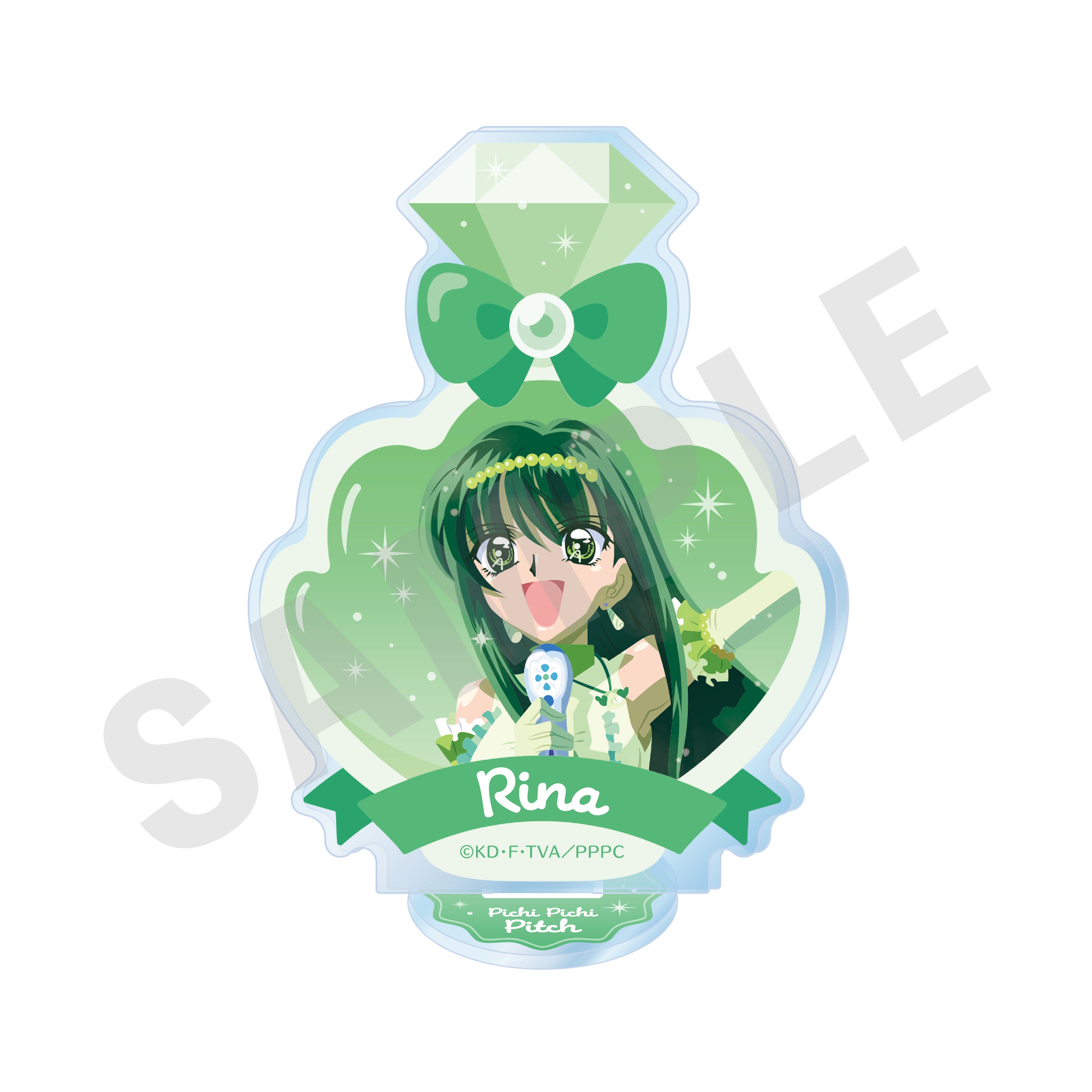 「ぴちぴちピッチ」ペイントラクトシリーズ アクリルスタンド(リナ) の商品画像1枚目です