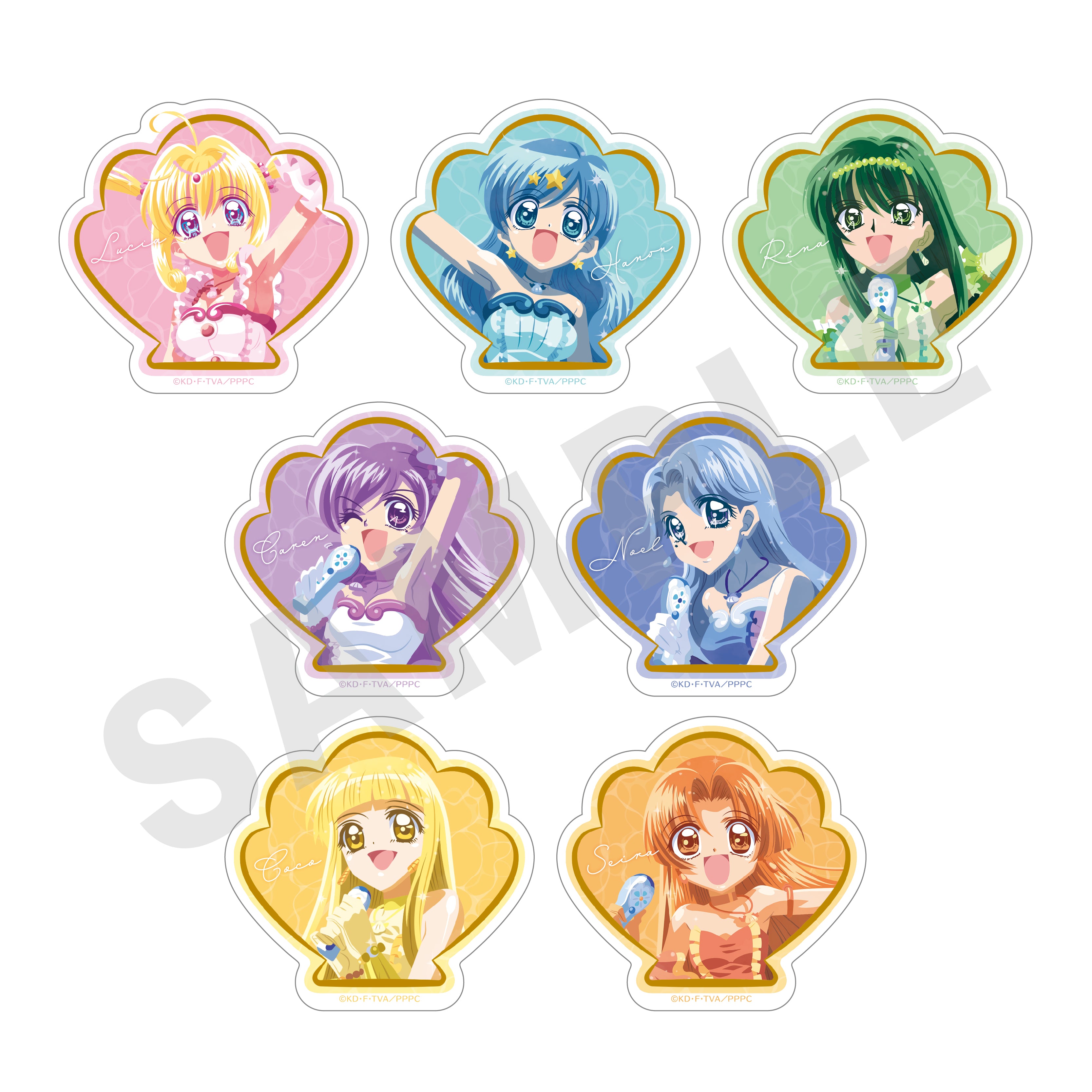 【単品】「ぴちぴちピッチ」ペイントラクトシリーズ トレーディングダイカットステッカー(全7種)