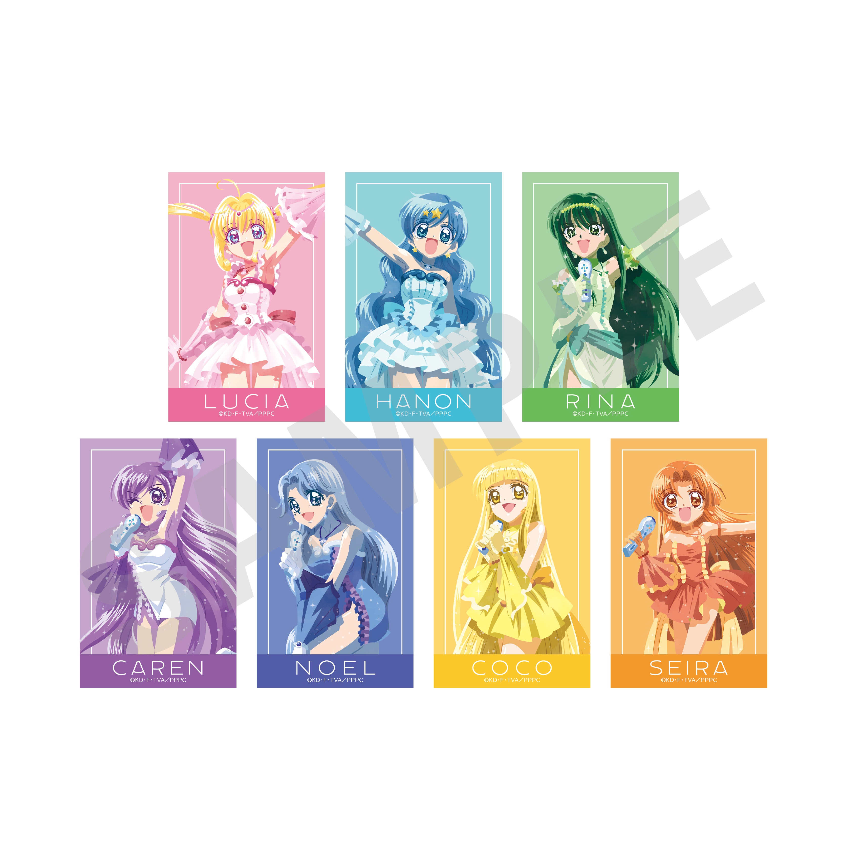 【全種セット】「ぴちぴちピッチ」ペイントラクトシリーズ トレーディングカード(全7種) の商品画像1枚目です