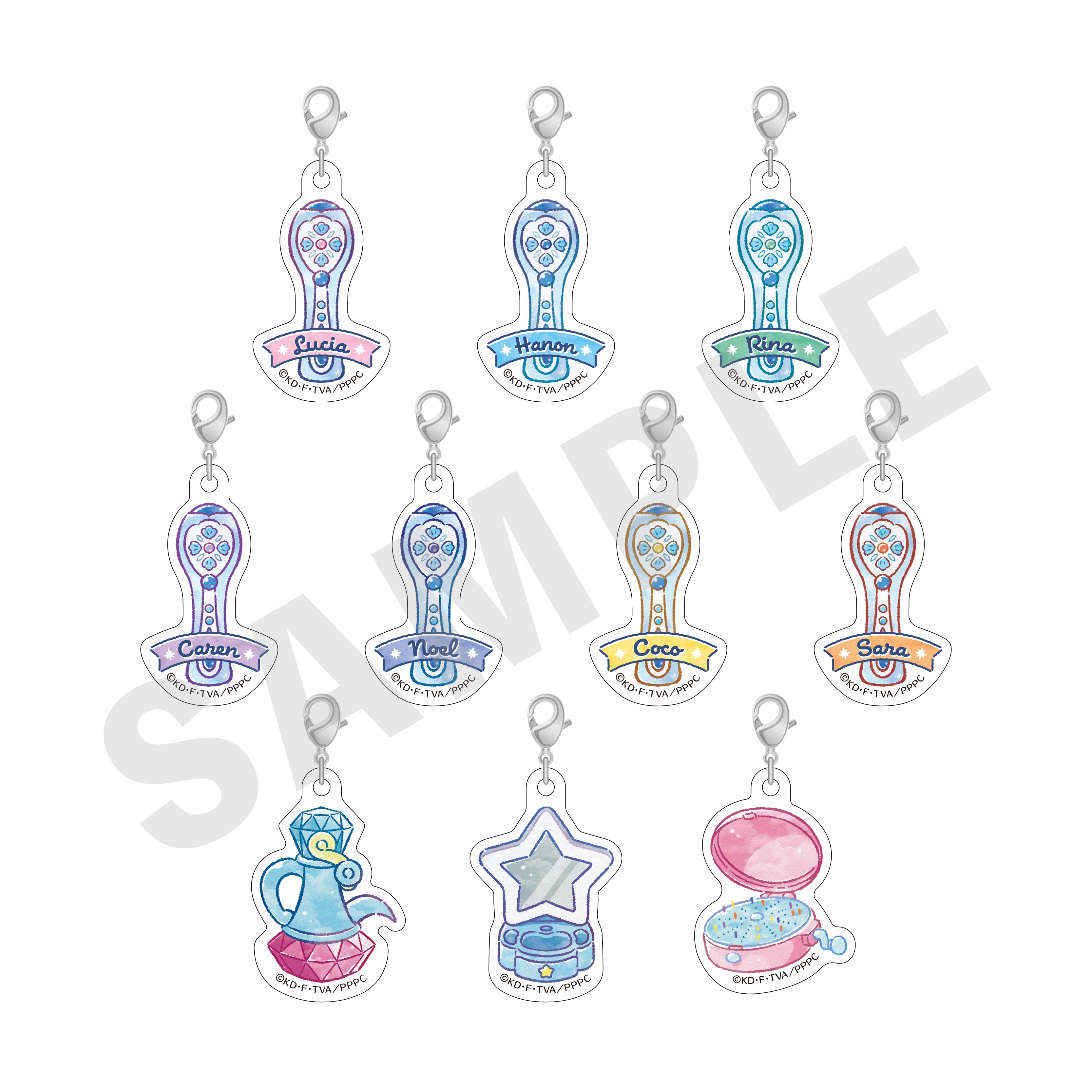 【単品】「ぴちぴちピッチ」トレーディングアクリルチャーム(全10種)