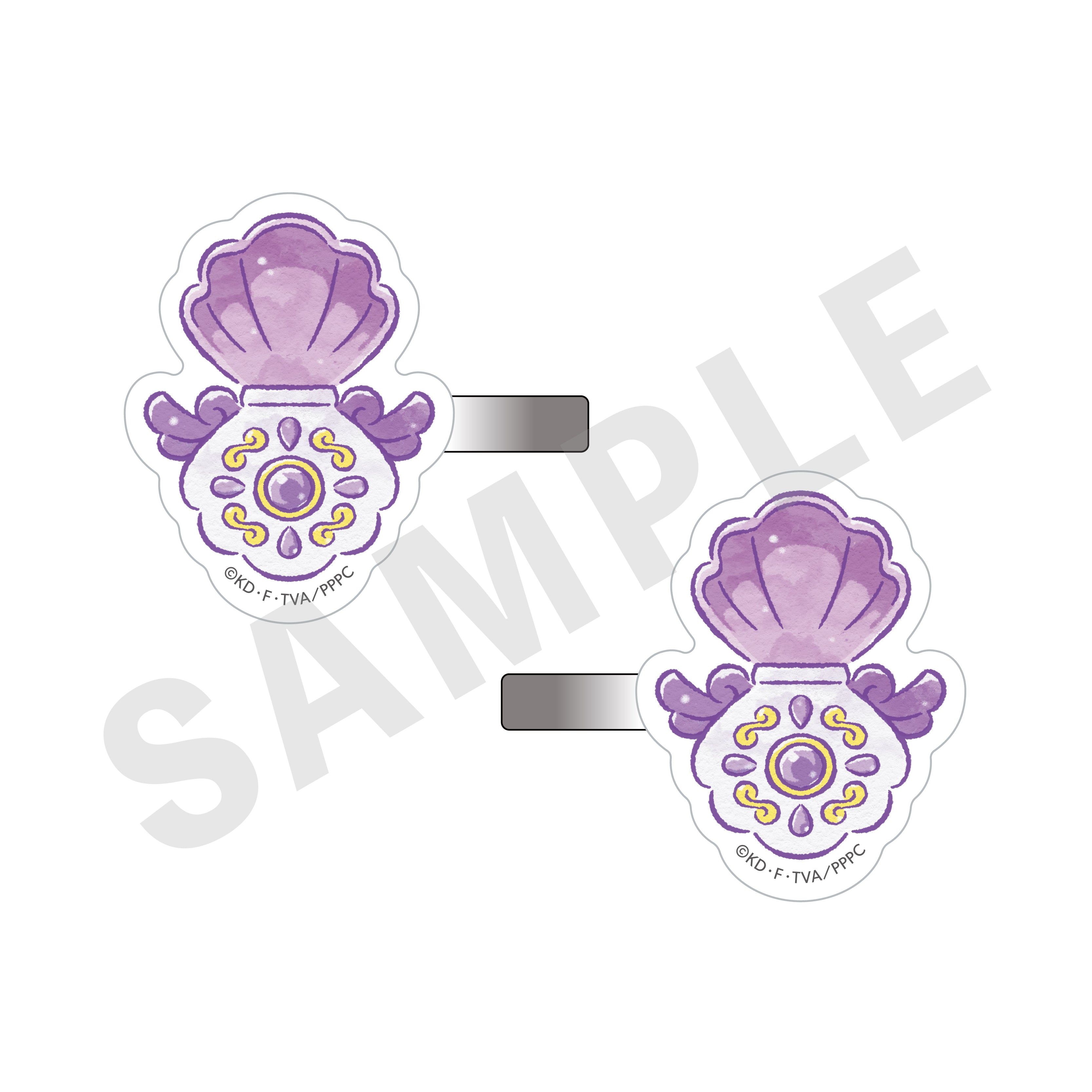 「ぴちぴちピッチ」アクリルヘアクリップ(かれん) の商品画像1枚目です