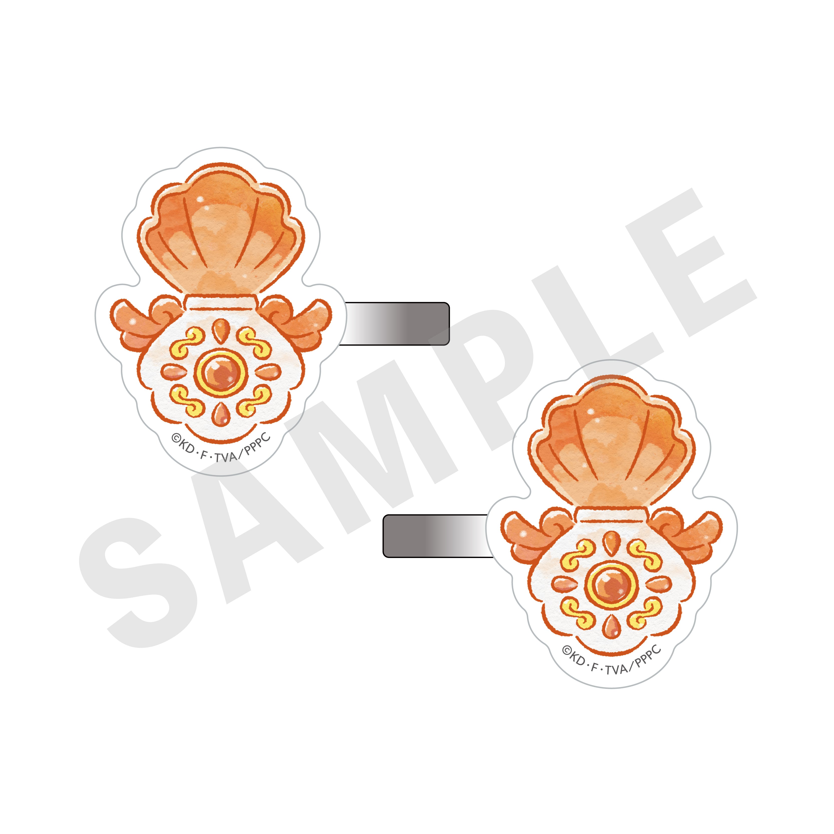 「ぴちぴちピッチ」アクリルヘアクリップ(沙羅) の商品画像1枚目です