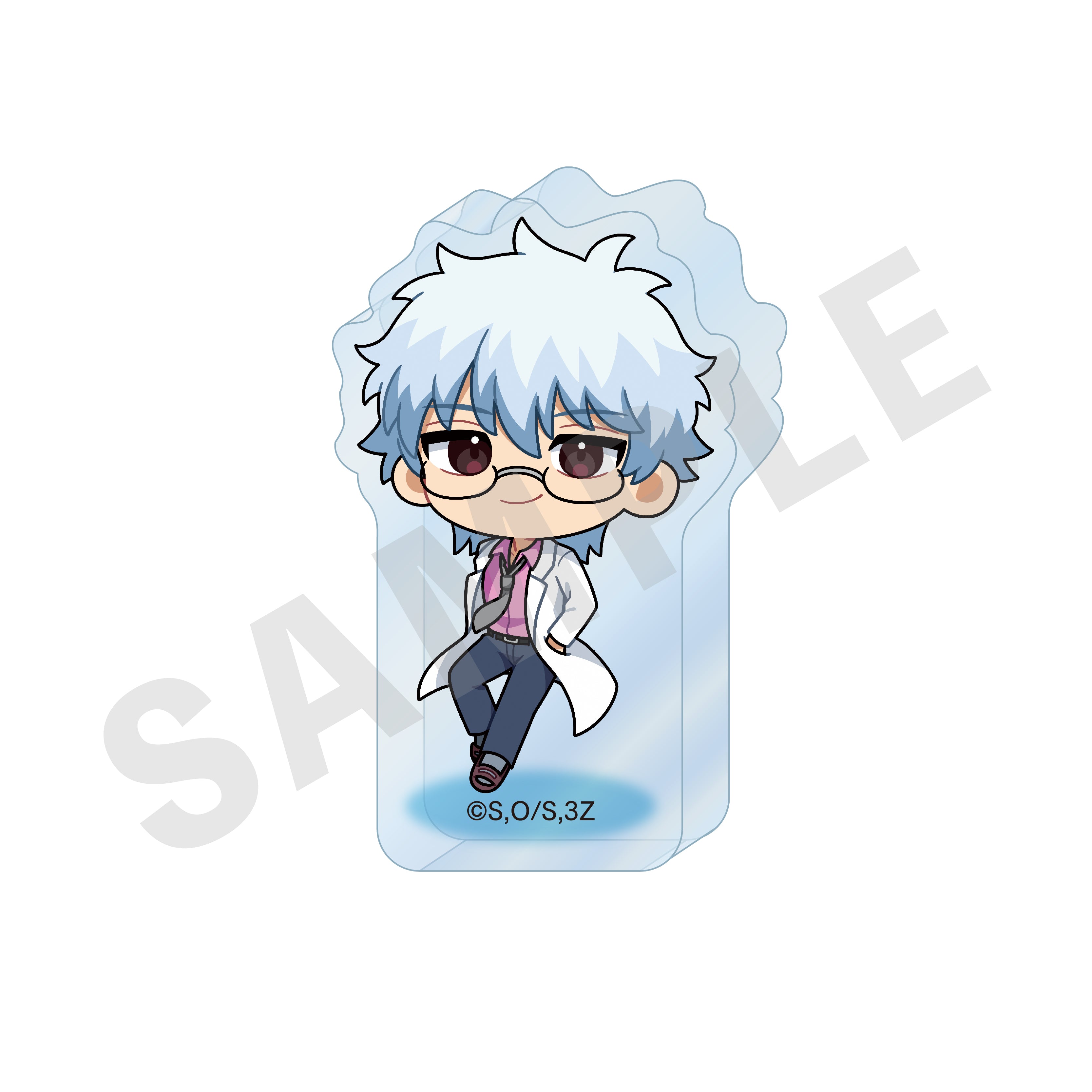 「3年Z組銀八先生」アクリルブロック(坂田 銀八) の商品画像1枚目です