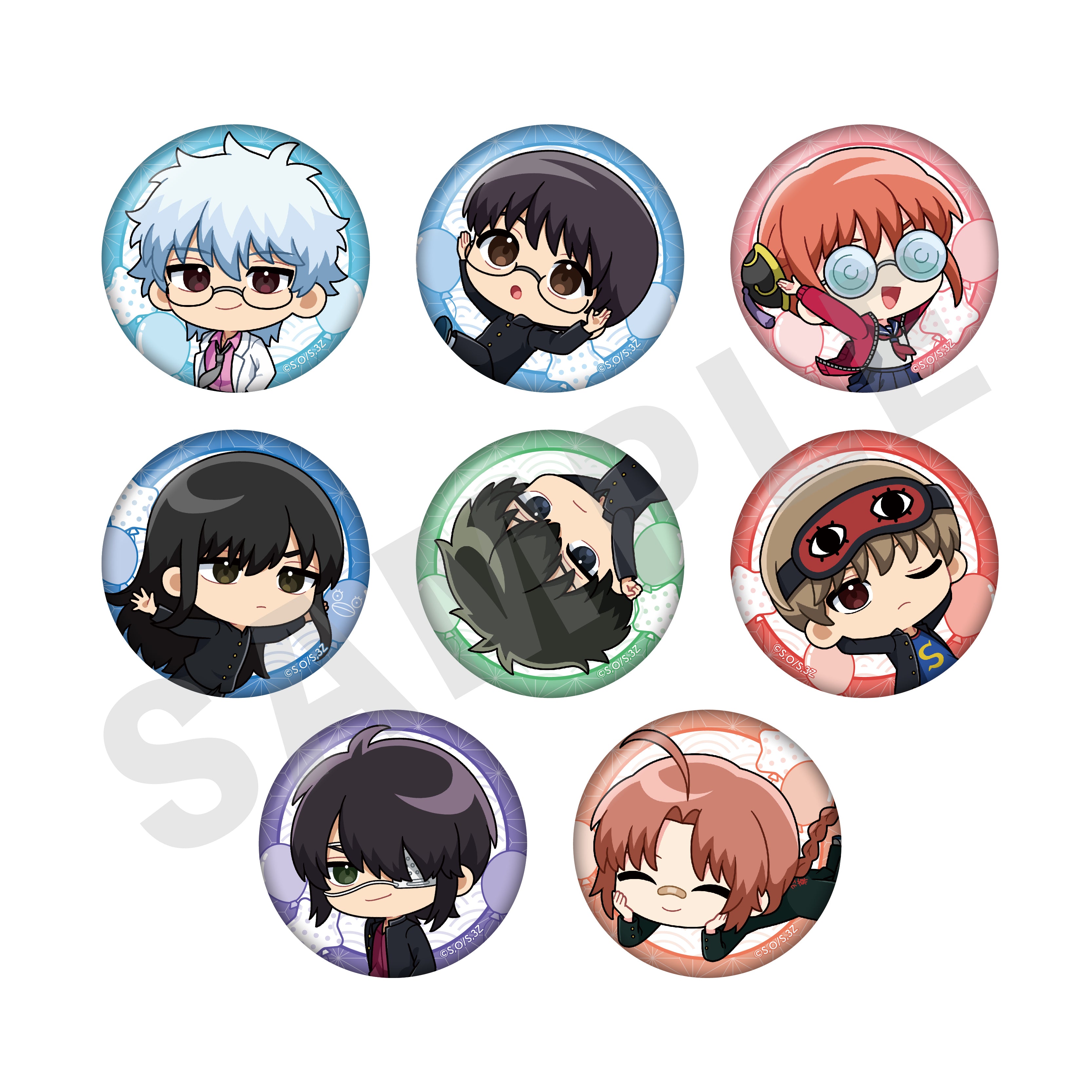 【単品】「3年Z組銀八先生」トレーディング缶バッジ(全8種)