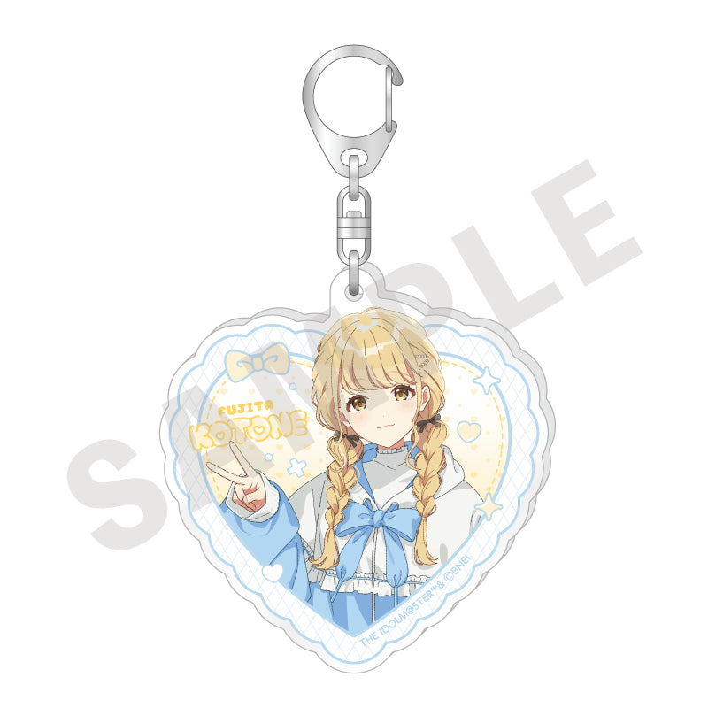 「学園アイドルマスター」アクリルキーホルダー(藤田 ことね) の商品画像1枚目です