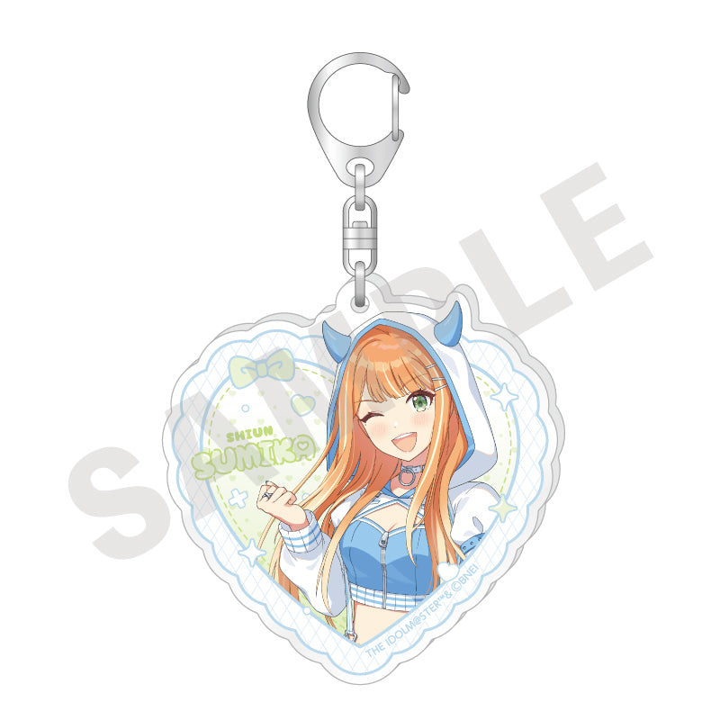 「学園アイドルマスター」アクリルキーホルダー(紫雲 清夏) の商品画像1枚目です