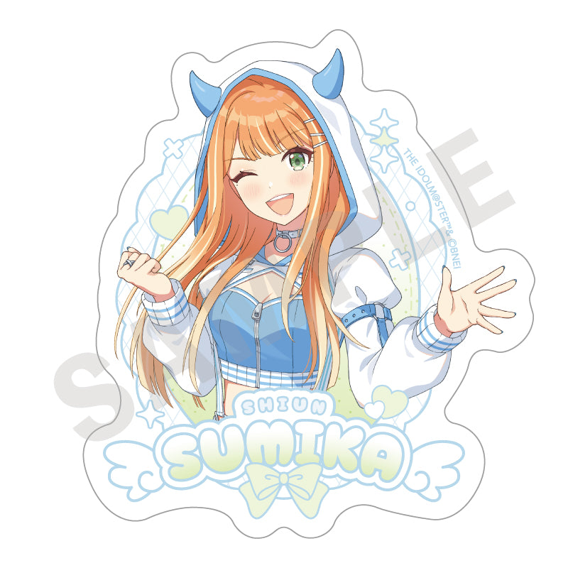 「学園アイドルマスター」ステッカー(紫雲 清夏) の商品画像1枚目です