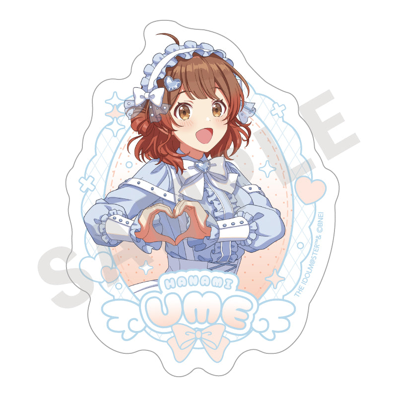 「学園アイドルマスター」ステッカー(花海 佑芽) の商品画像1枚目です