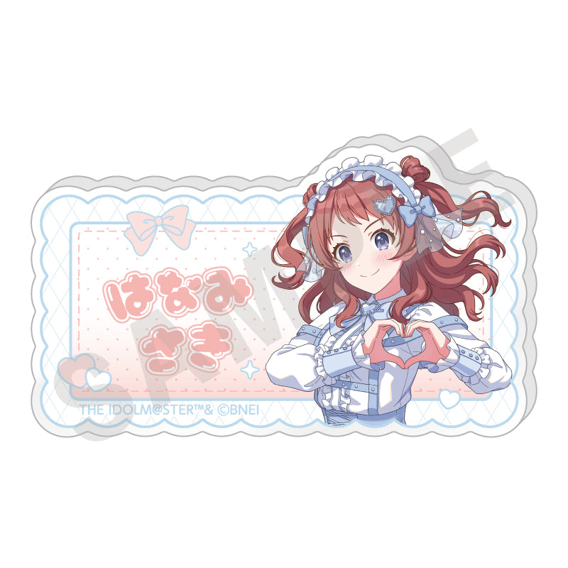 「学園アイドルマスター」ネームバッジ(花海 咲季) の商品画像1枚目です