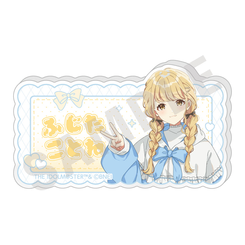 「学園アイドルマスター」ネームバッジ(藤田 ことね) の商品画像1枚目です