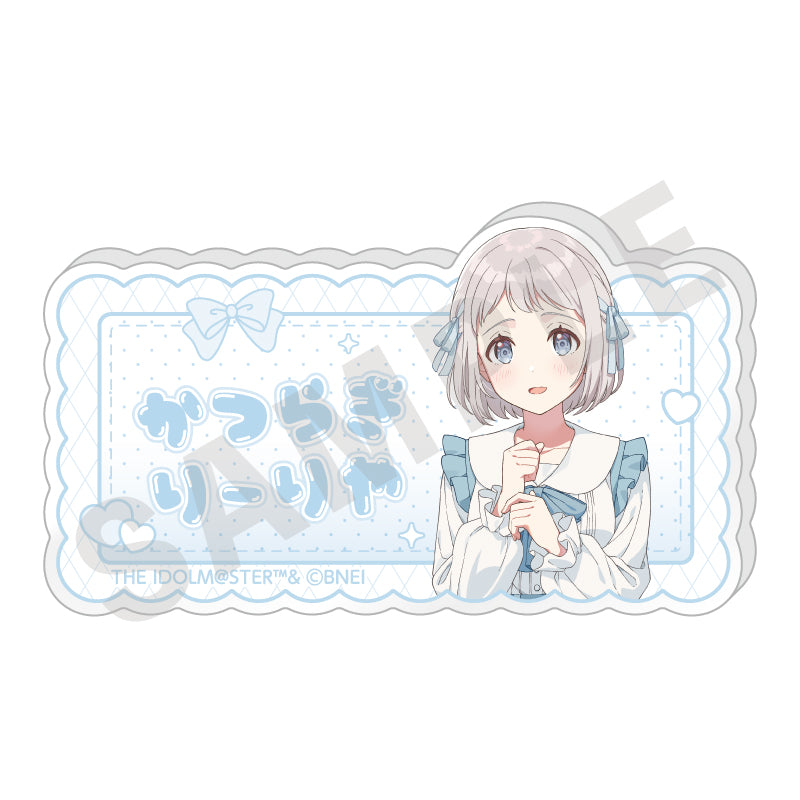 「学園アイドルマスター」ネームバッジ(葛城 リーリヤ) の商品画像1枚目です