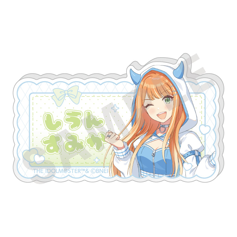 「学園アイドルマスター」ネームバッジ(紫雲 清夏) の商品画像1枚目です