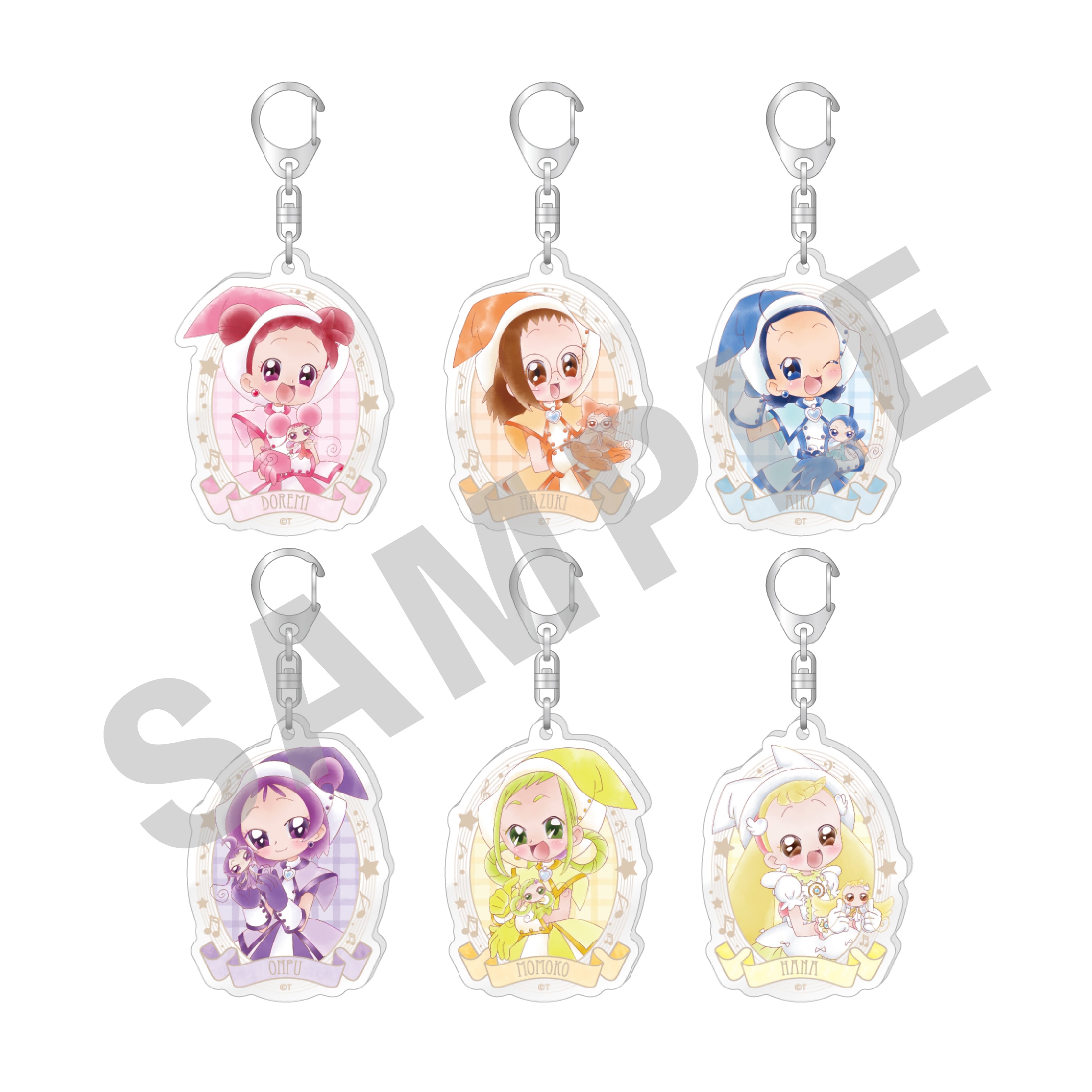 【単品】「おジャ魔女どれみ」だっこシリーズ トレーディングアクリルキーホルダー(全6種)