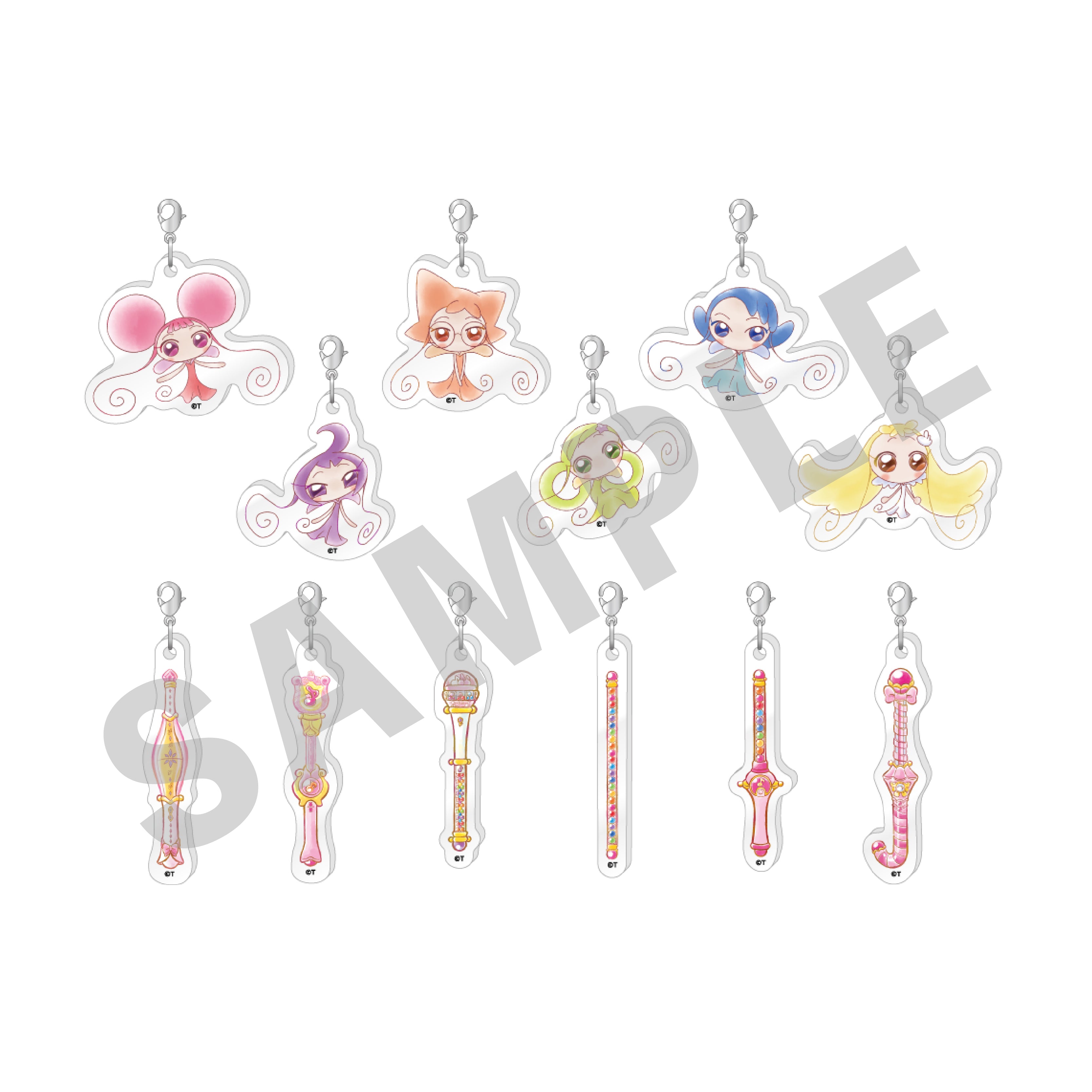 【単品】「おジャ魔女どれみ」だっこシリーズ トレーディングアクリルチャーム(全12種) の商品画像1枚目です