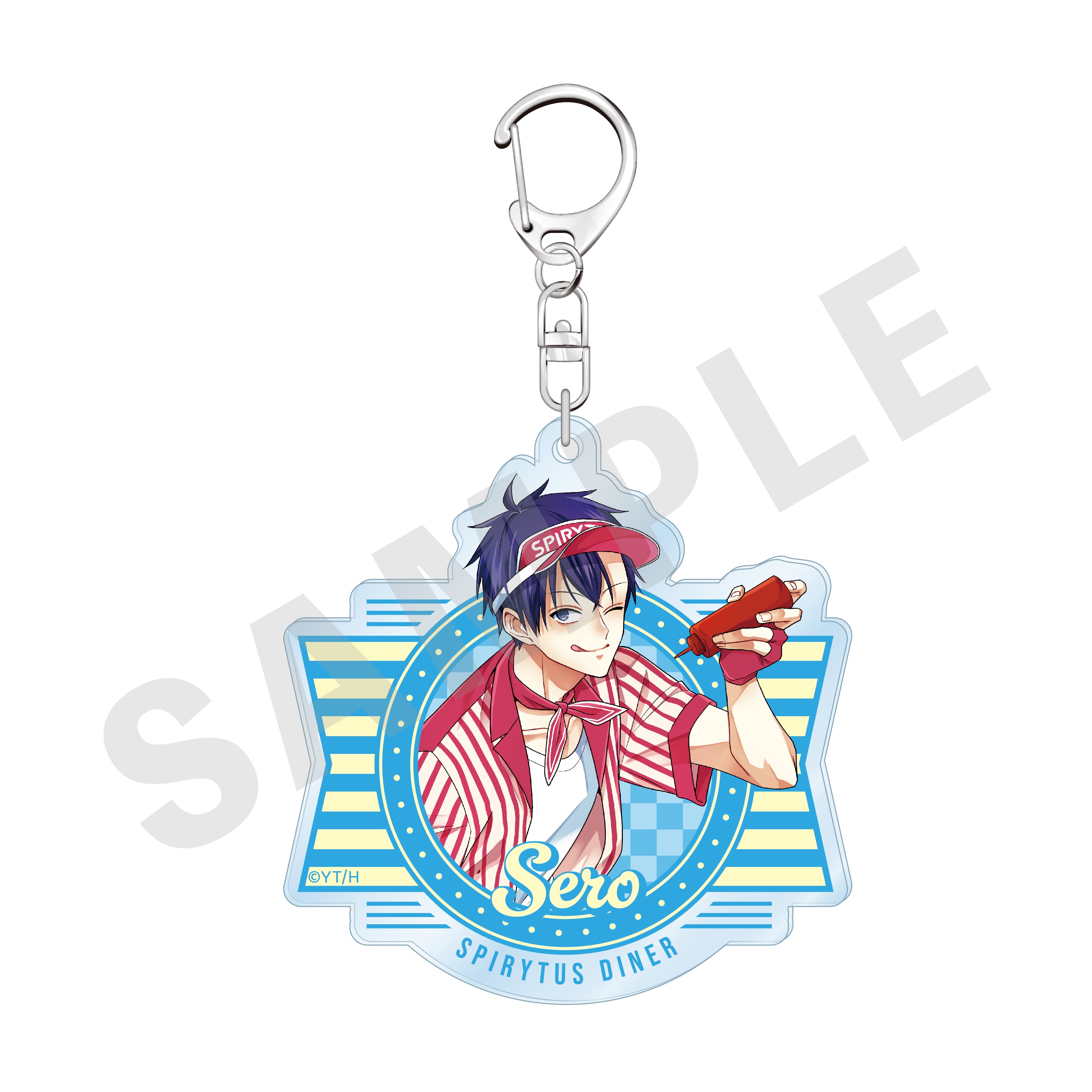 「拷問バイトくんの日常」アクリルキーホルダー(セロ) の商品画像1枚目です