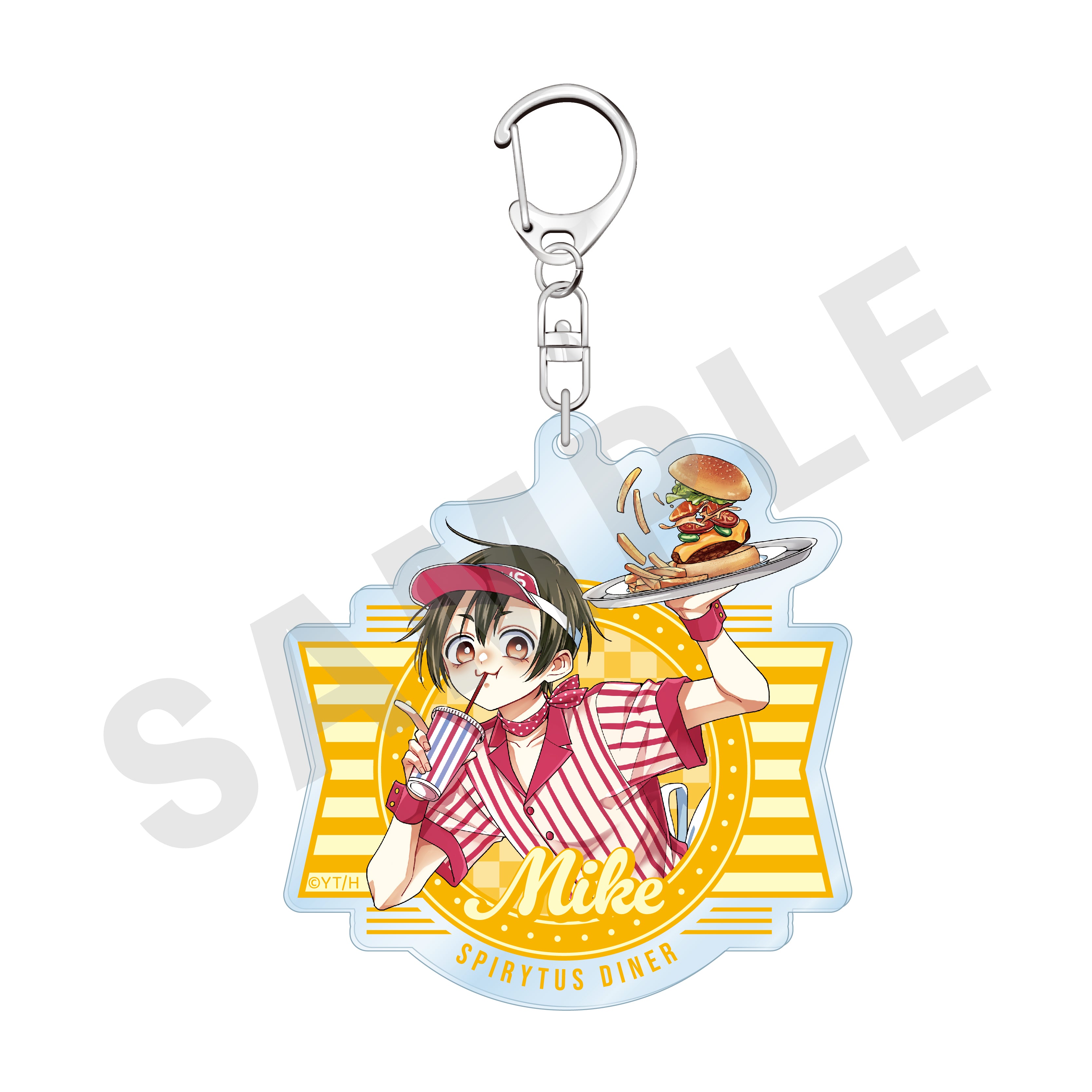 「拷問バイトくんの日常」アクリルキーホルダー(ミケ) の商品画像1枚目です