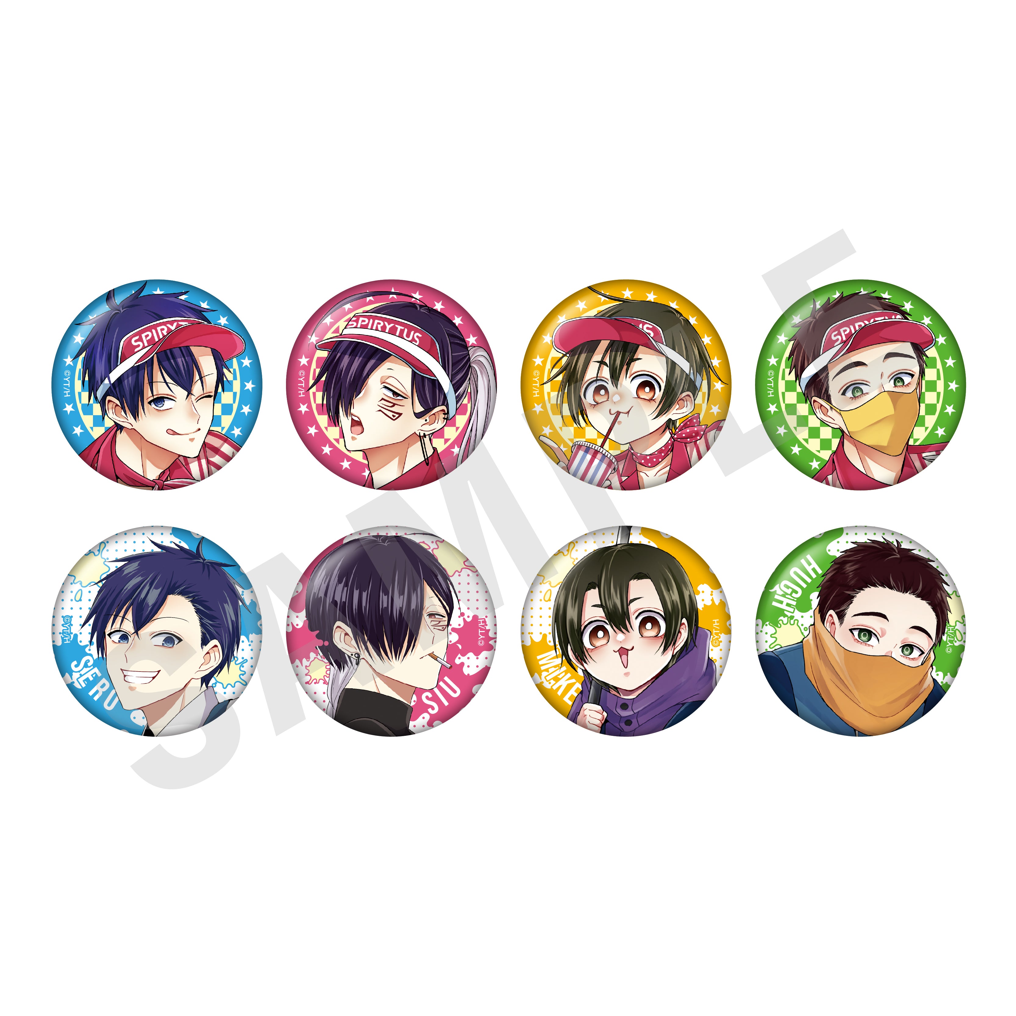 【全種セット】「拷問バイトくんの日常」トレーディング缶バッジ(全8種) の商品画像1枚目です