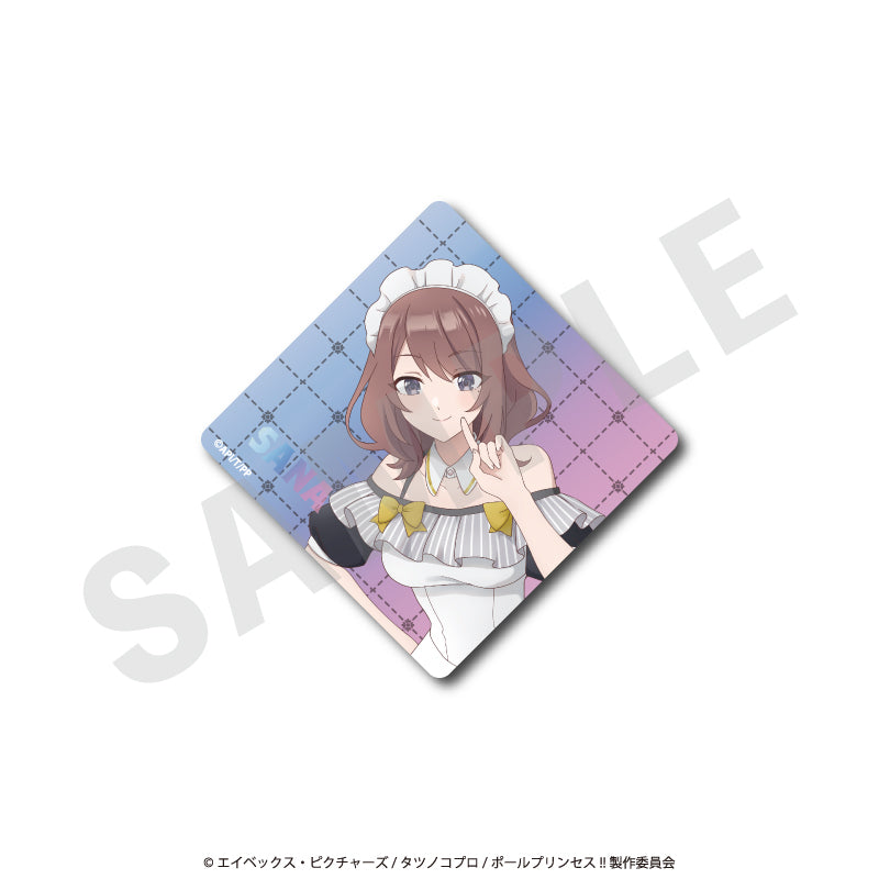 「ポールプリンセス!!」オーロラステッカー(紫藤サナ メイドver.)