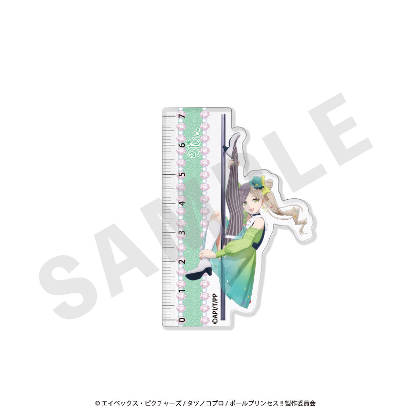 「ポールプリンセス!!」スタンドミニ定規(東坂ミオ)