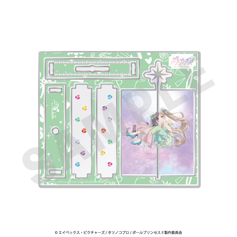 「ポールプリンセス!!」くるくるアクリルスタンド(東坂ミオ)