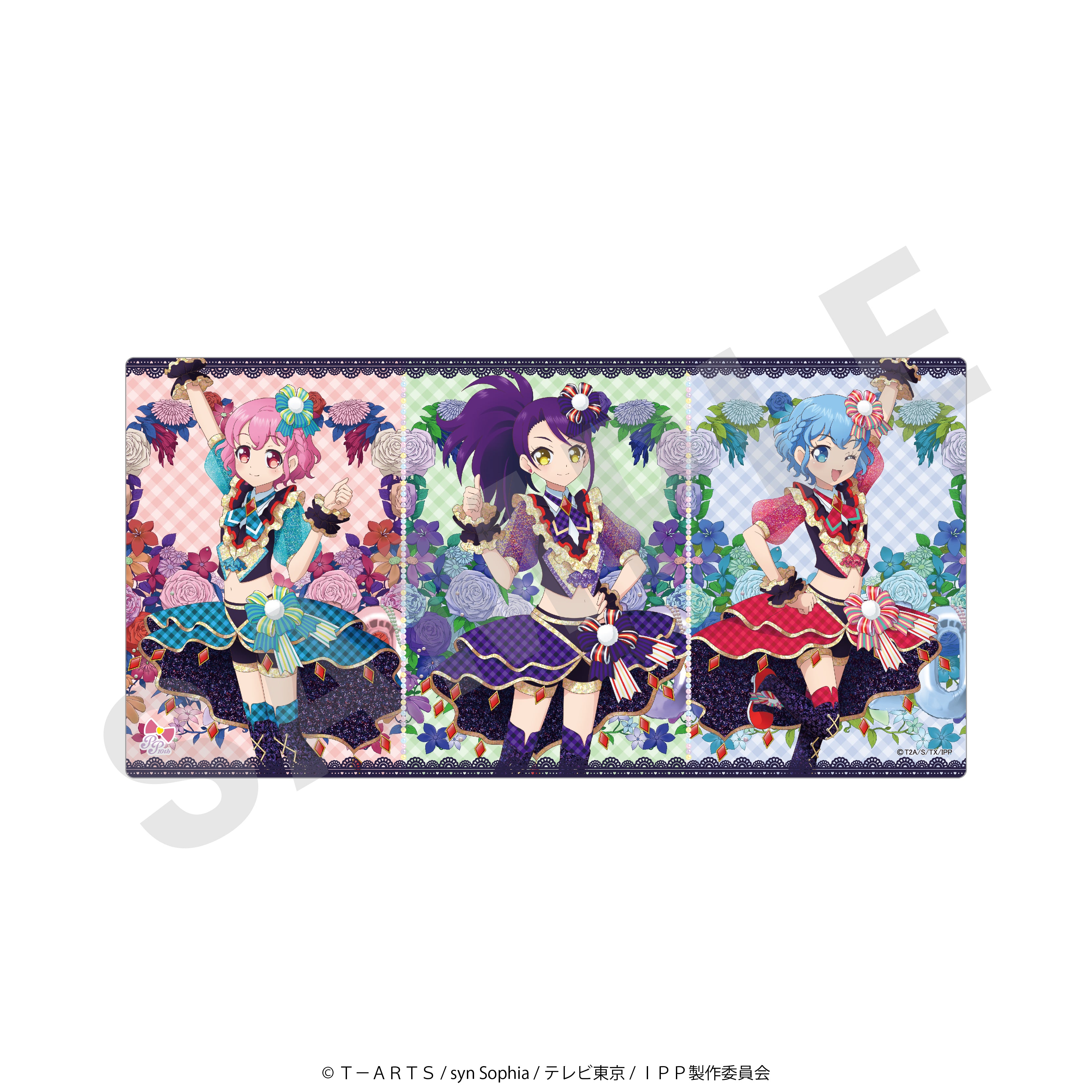 「プリパラ10周年」ラバーマット ドレッシングパフェ の商品画像1枚目です