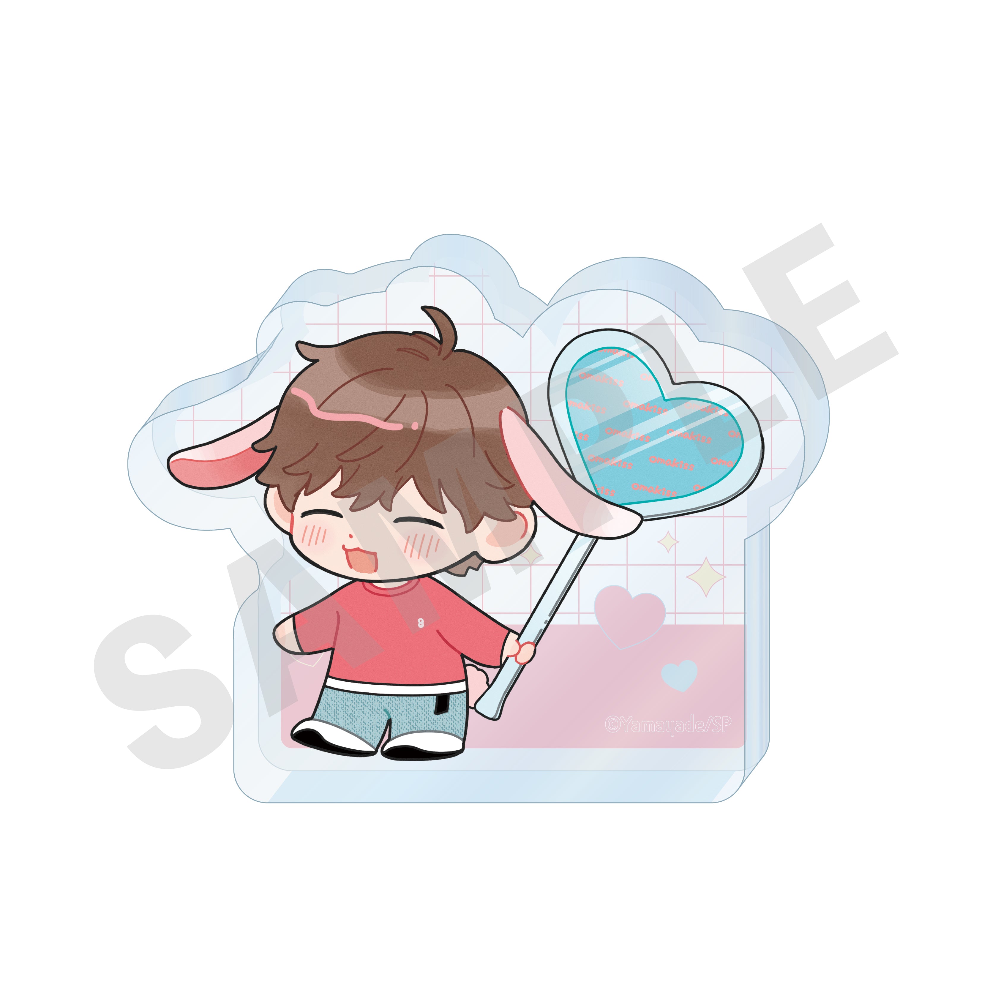 「お前のほうからキスしてくれよ」アクリルブロック(神田) の商品画像1枚目です