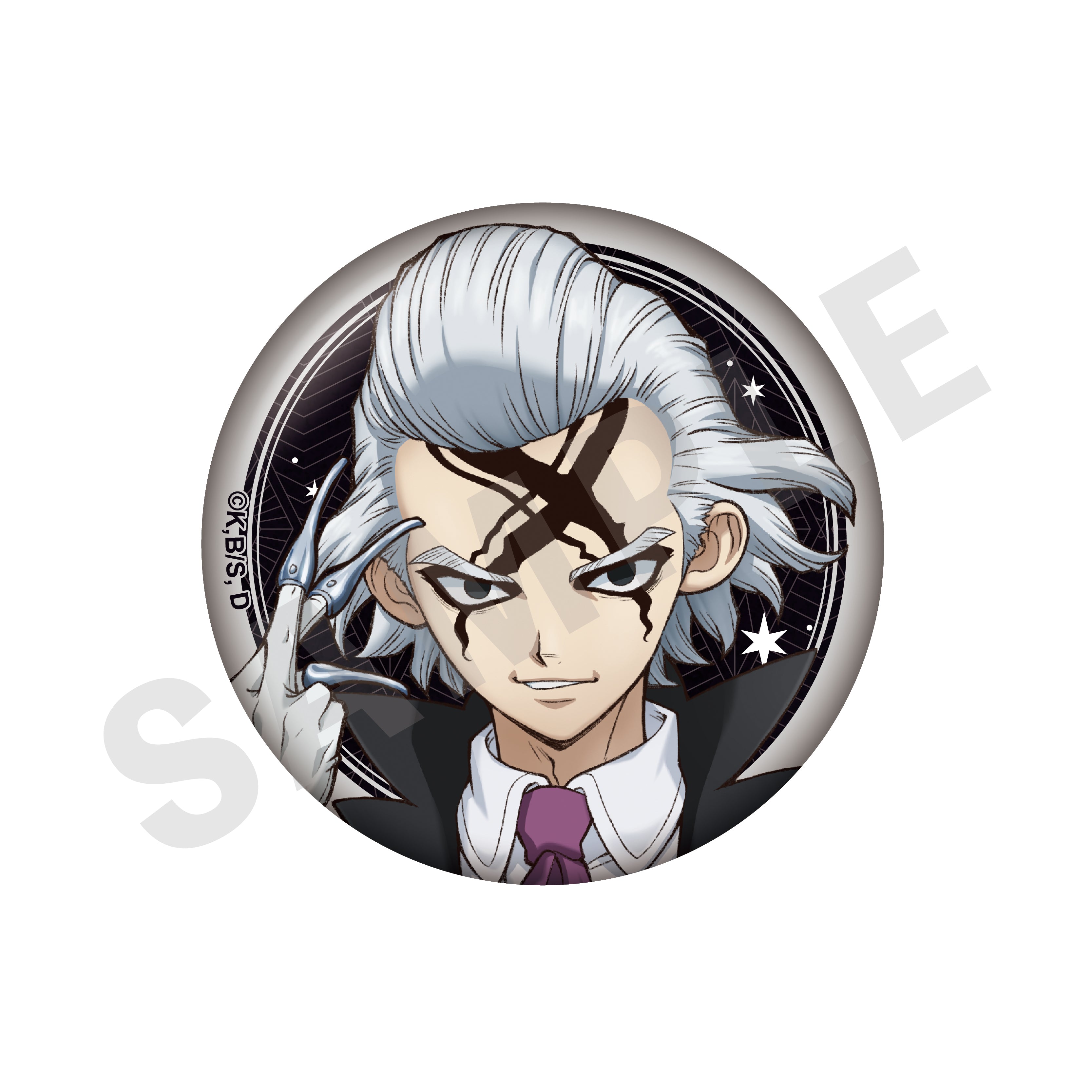 【単品】「Dr.STONE」トレーディンググリッター缶バッジ(全8種) の商品画像6枚目です