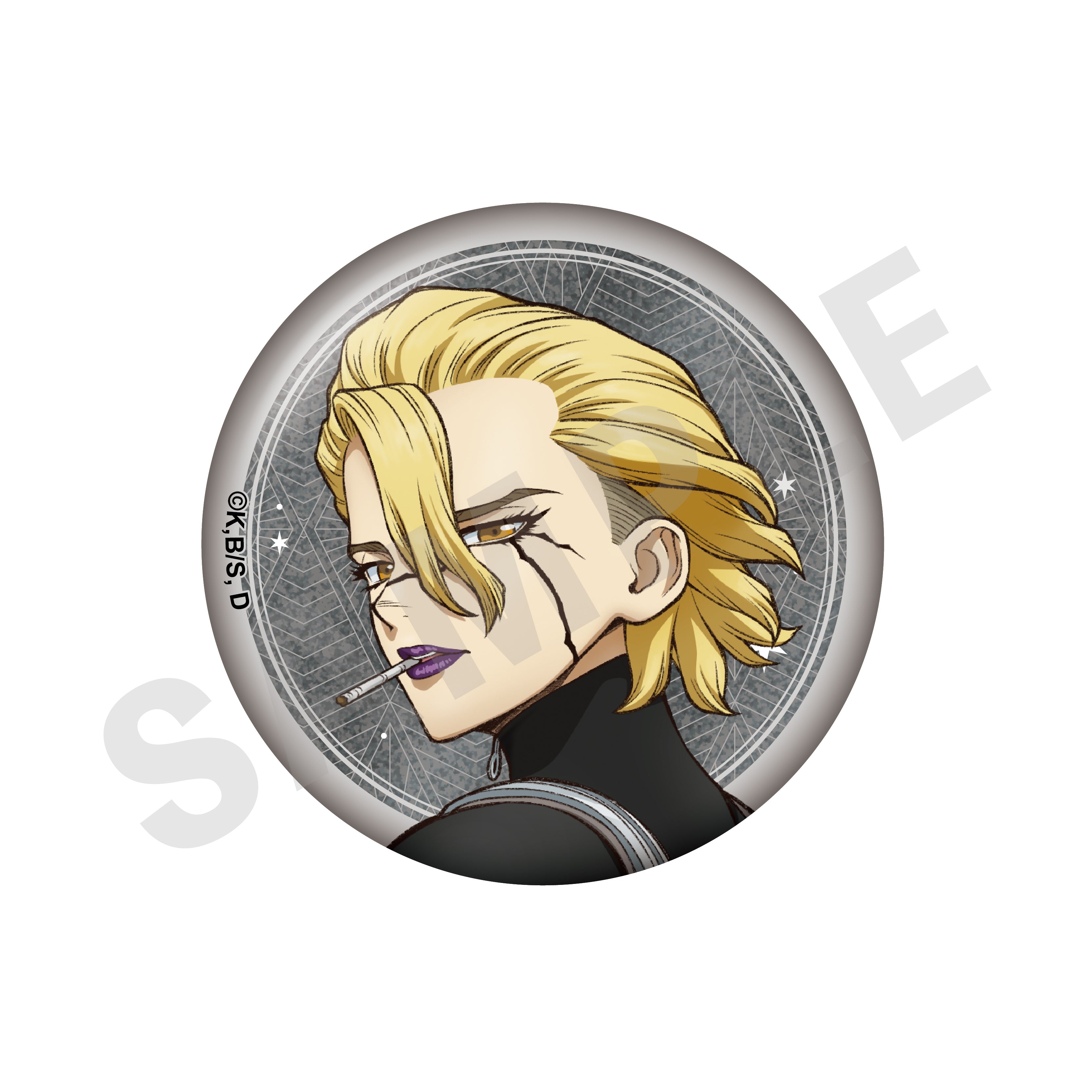 【全種セット】「Dr.STONE」トレーディンググリッター缶バッジ(全8種) の商品画像8枚目です