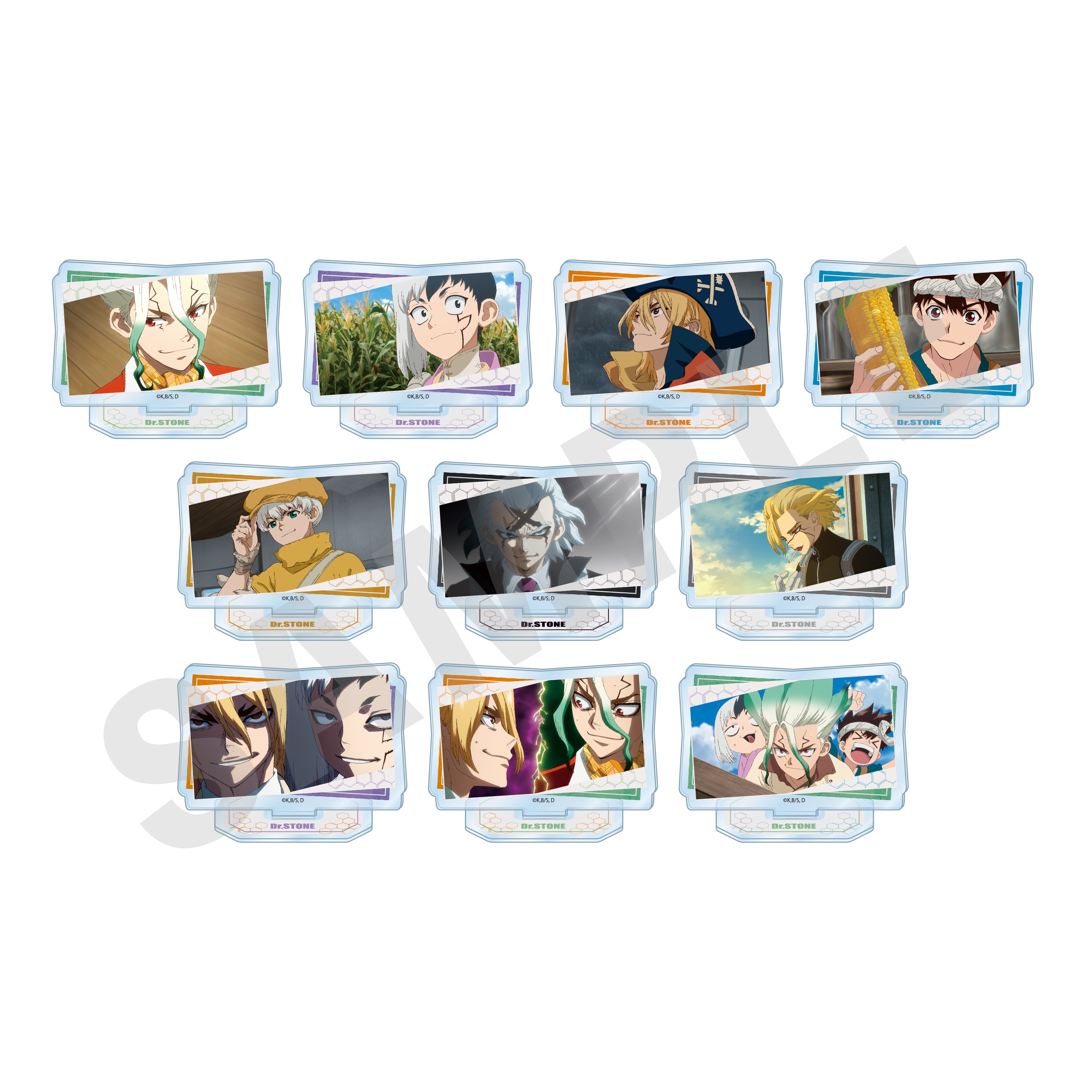 【全種セット】「Dr.STONE」トレーディング場面写アクリルスタンド(全10種) の商品画像1枚目です