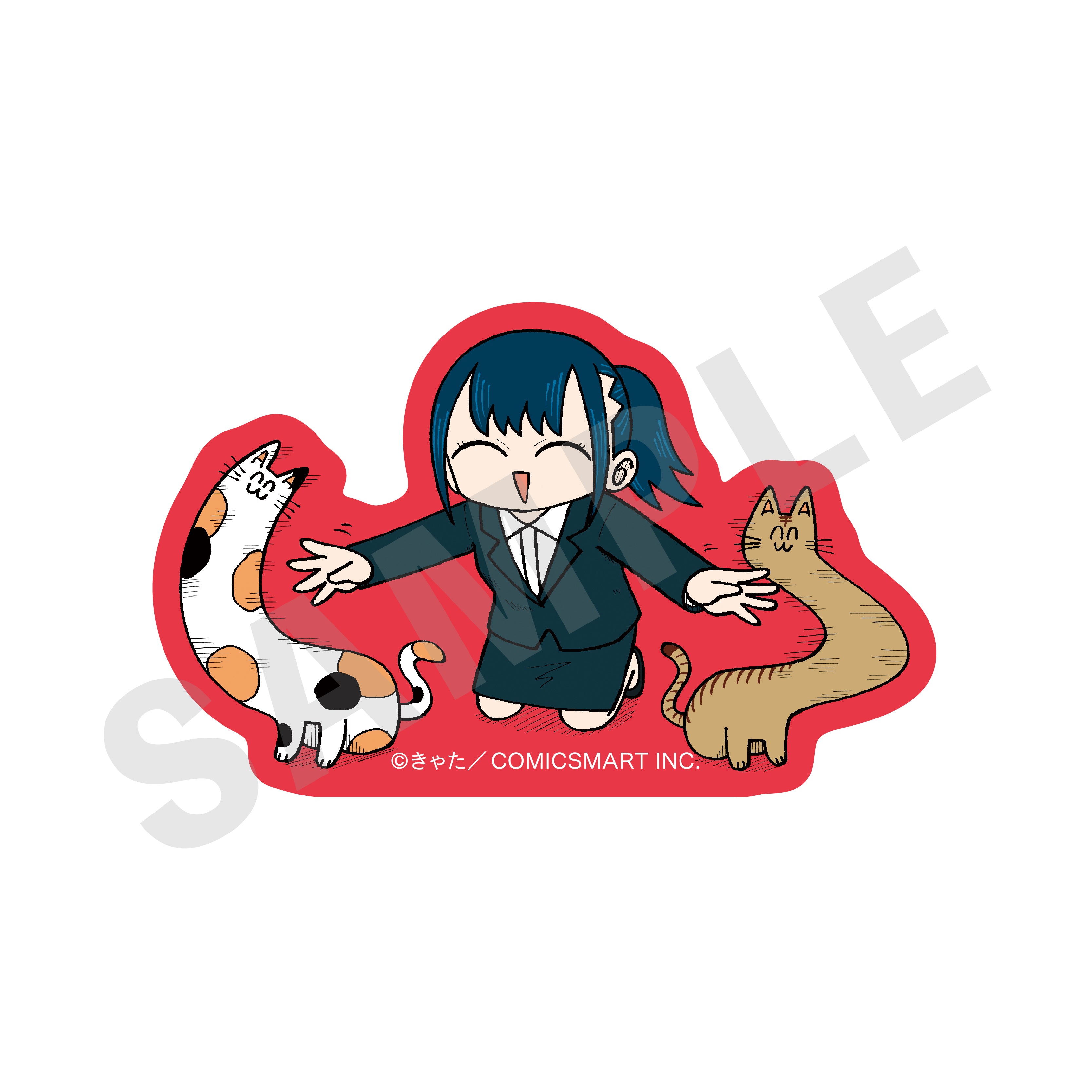 【単品】「きゃたぴランド」トレーディングステッカー(全5種)