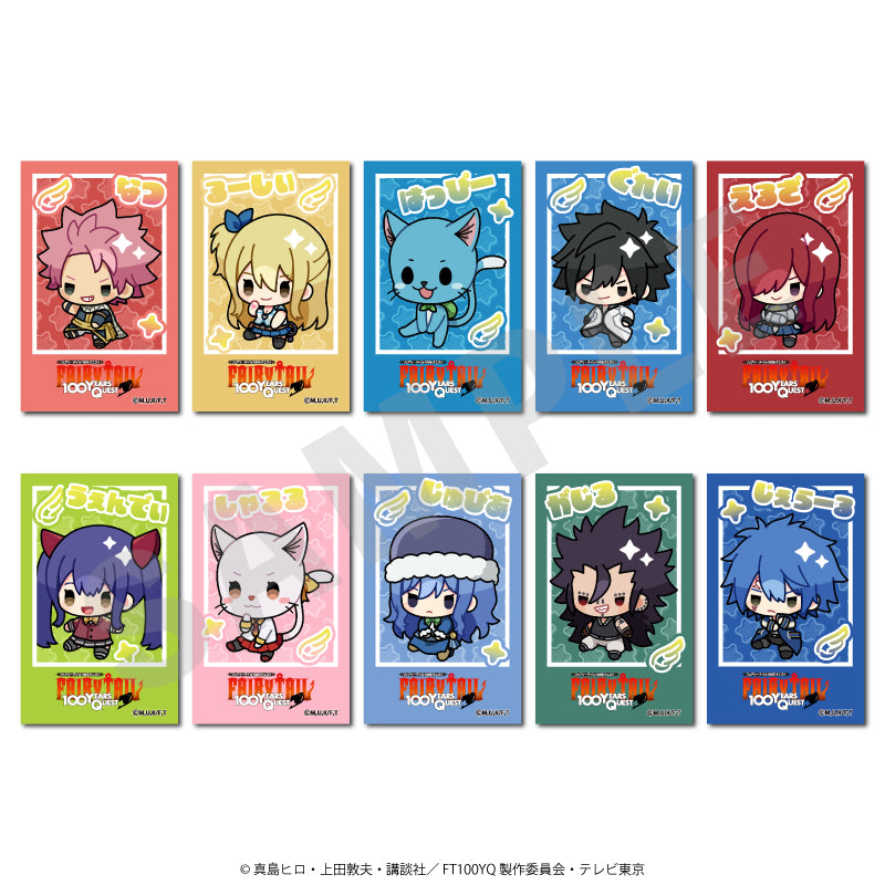 【全種セット】「FAIRY TAIL 100年クエスト」トレーディングチェキ風カード(全10種)