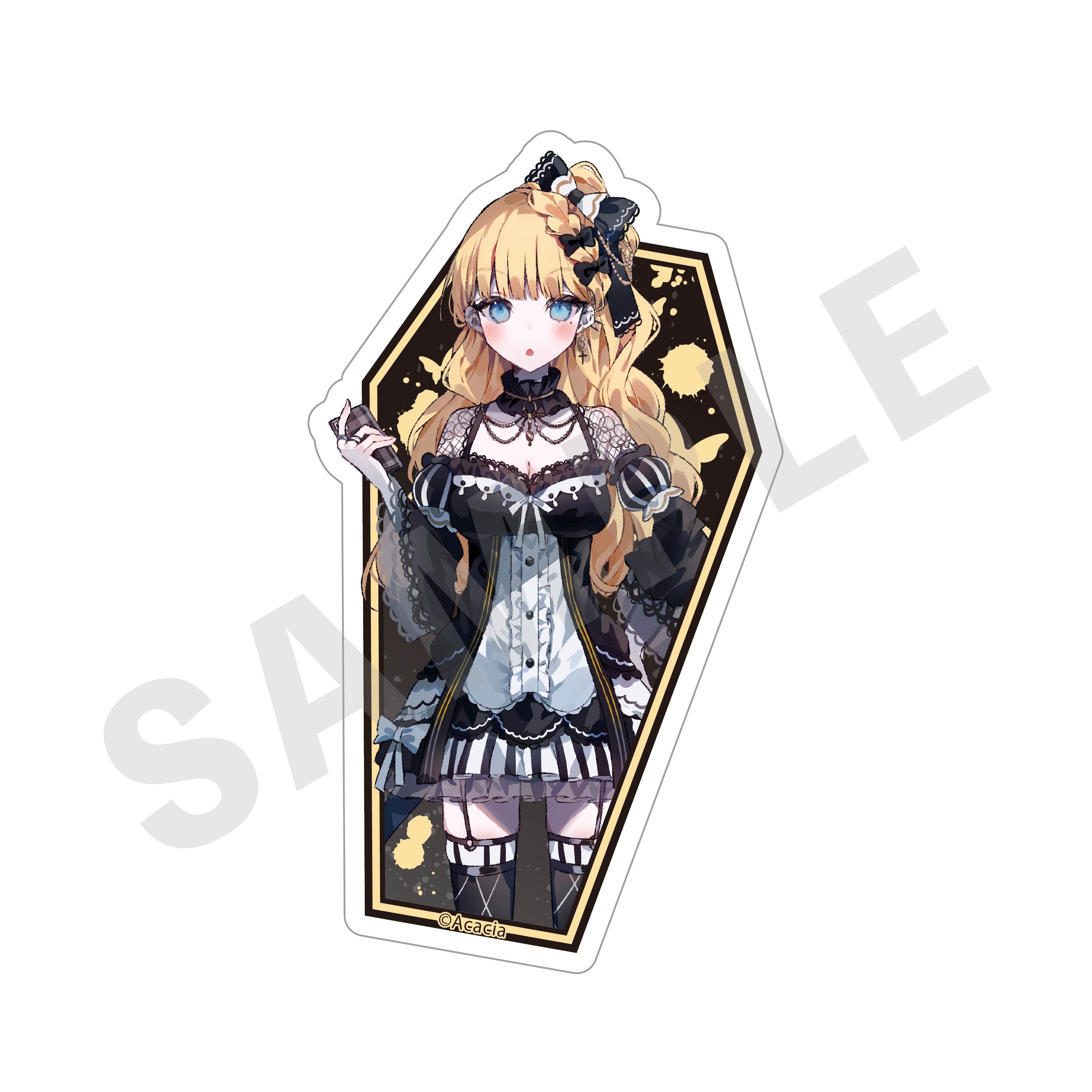 魔法少女ノ魔女裁判 のグッズ、佐伯ミリアのステッカーの画像です