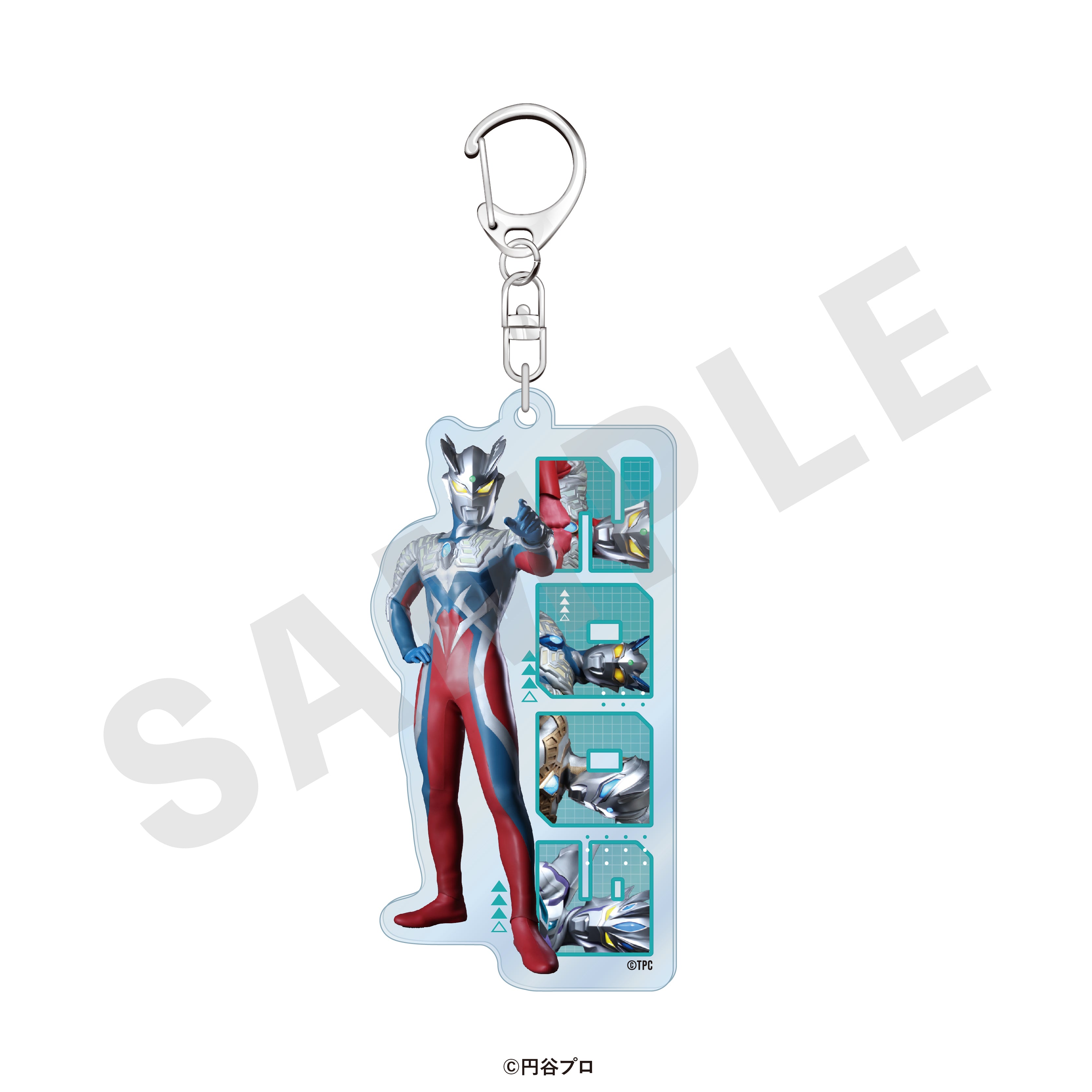 「ウルトラマンシリーズ」アクリルキーホルダー(ウルトラマンゼロ) の商品画像1枚目です