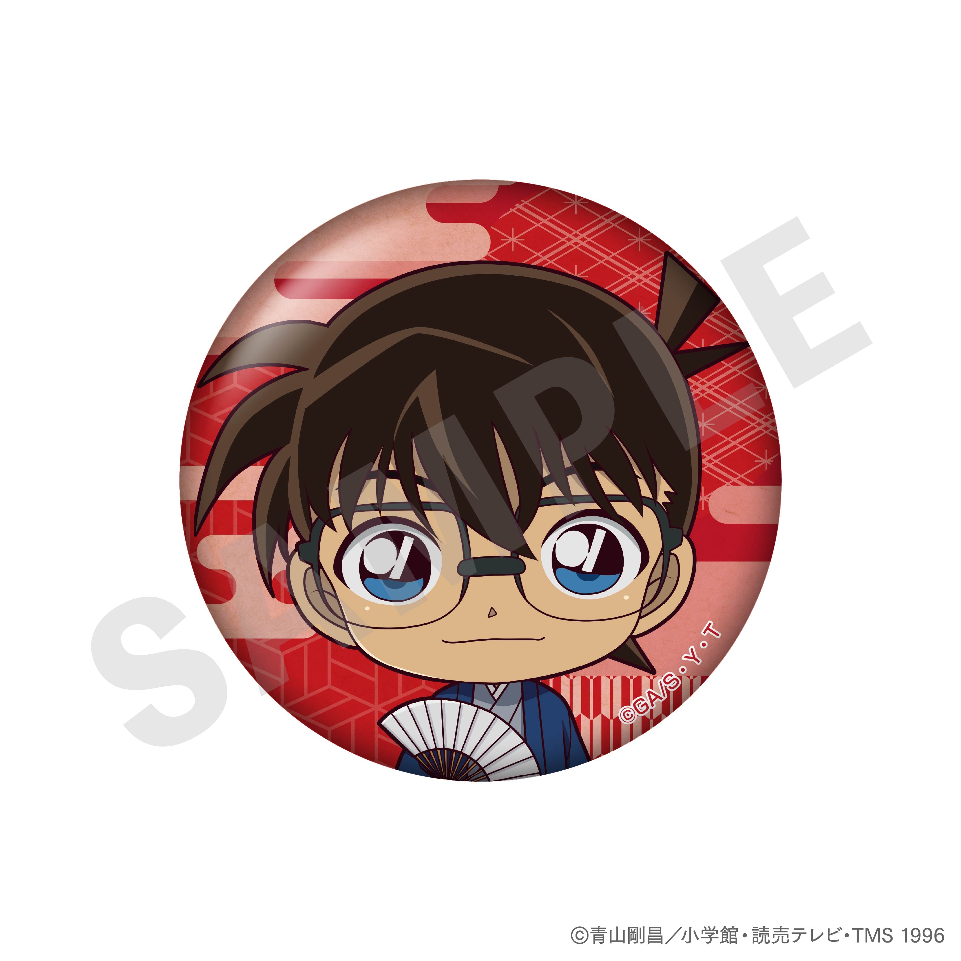 【全種セット】『名探偵コナン』トレーディングミニキャラ缶バッジ(全8種)