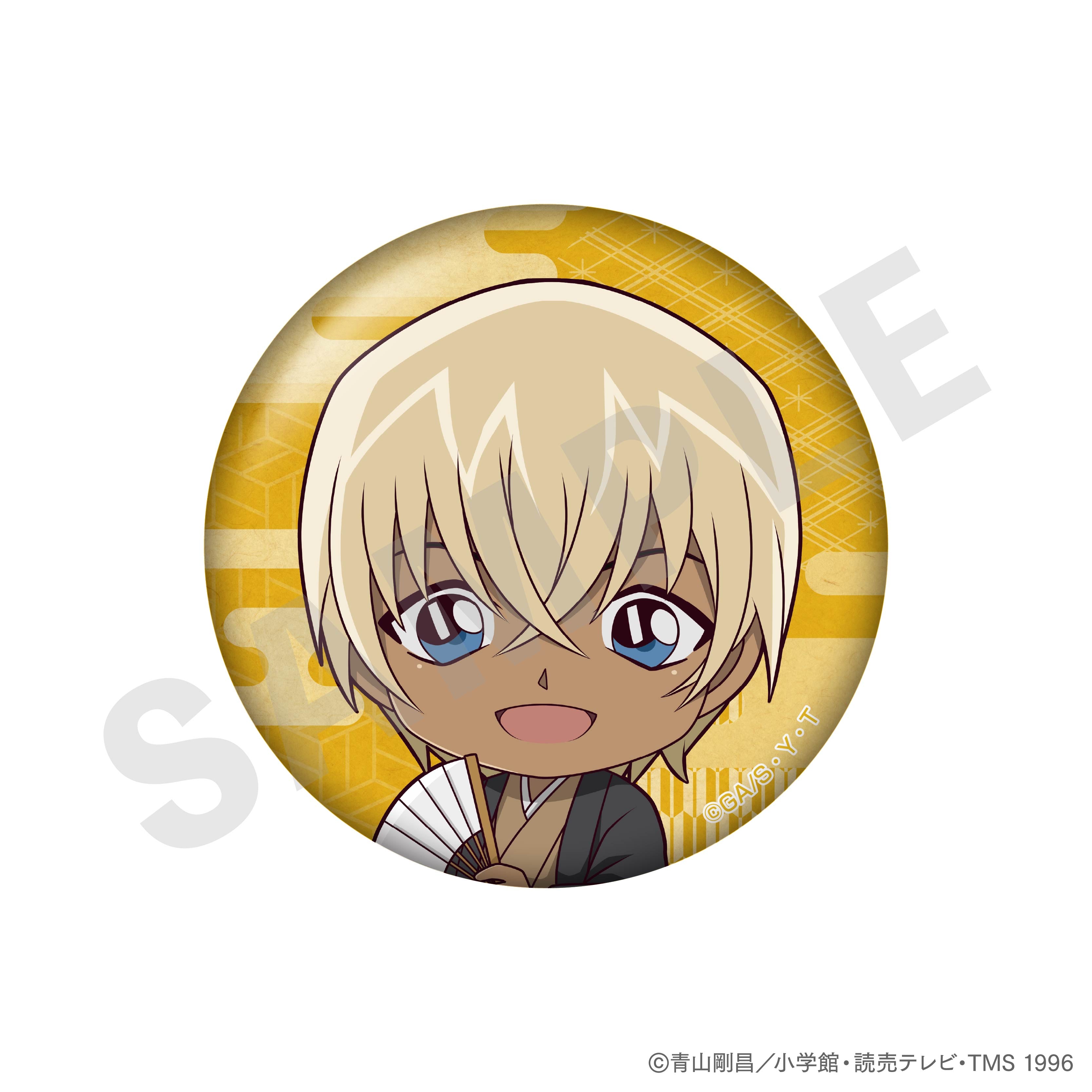 【全種セット】『名探偵コナン』トレーディングミニキャラ缶バッジ(全8種)