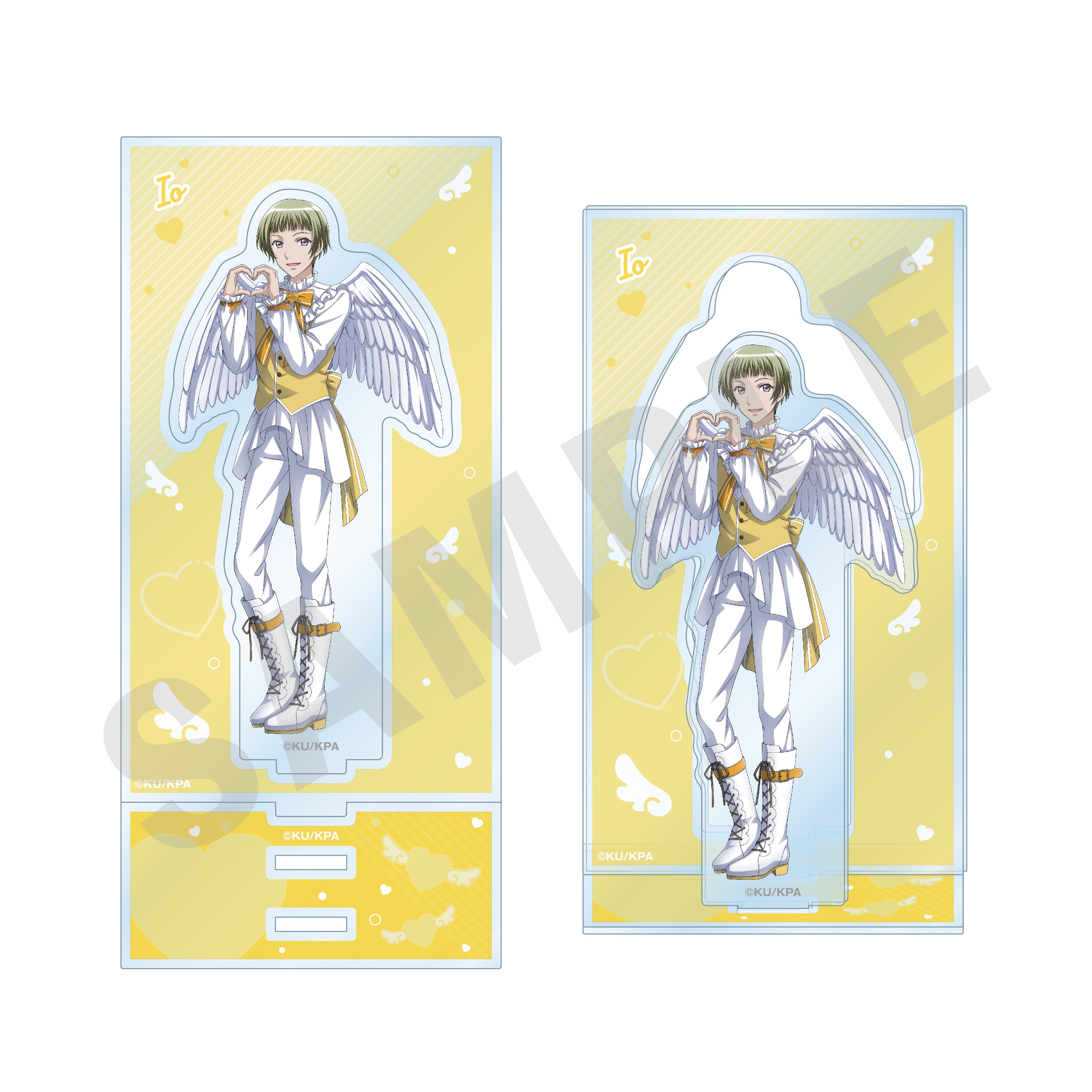 劇場版「美男高校地球防衛部ETERNAL LOVE!」背景付きアクリルスタンド 天使と悪魔ver.(鳴子硫黄) の商品画像1枚目です