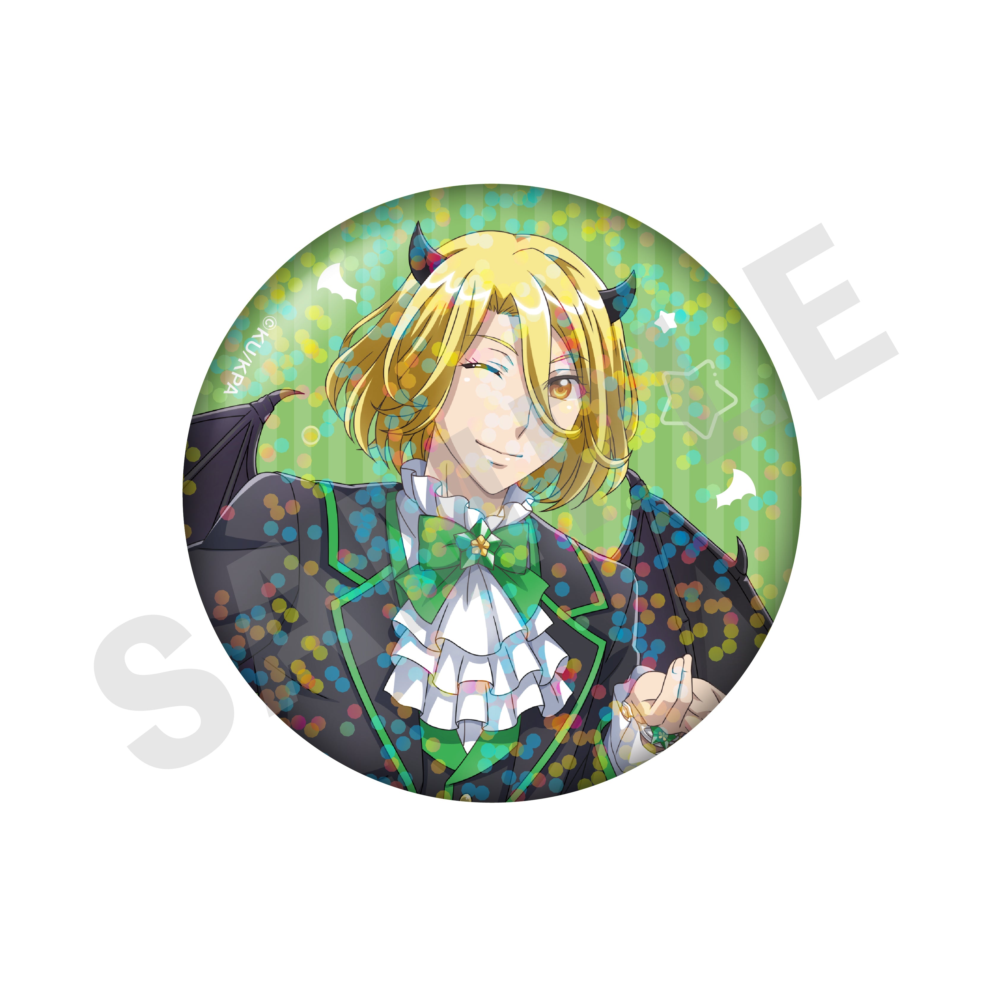 【全種セット】劇場版「美男高校地球防衛部ETERNAL LOVE!」トレーディングホログラム缶バッジ 天使と悪魔ver.(HAPPY KISS)(全10種)