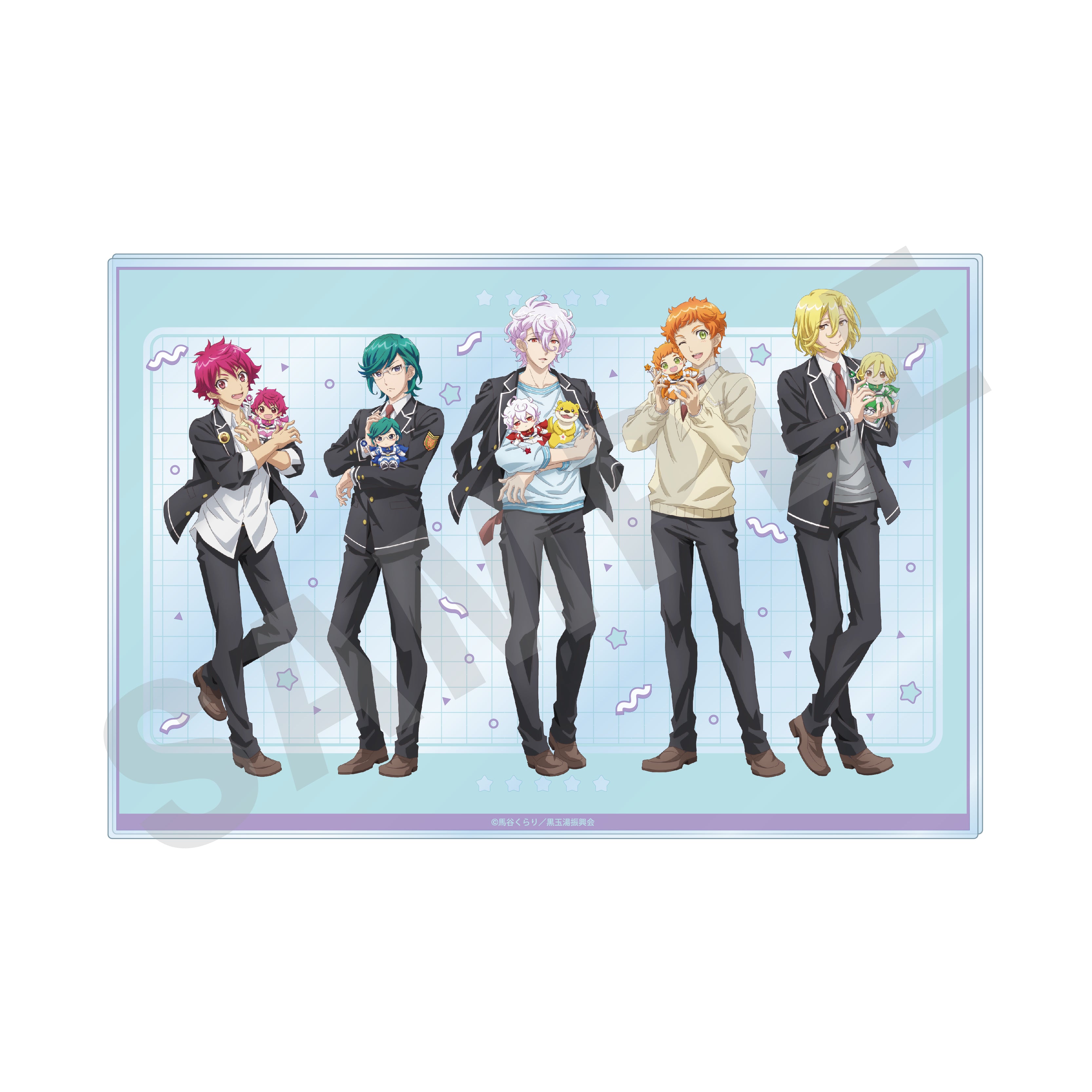 劇場版「美男高校地球防衛部ETERNAL LOVE!」アクリルプレート だっこシリーズ(HAPPY KISS)