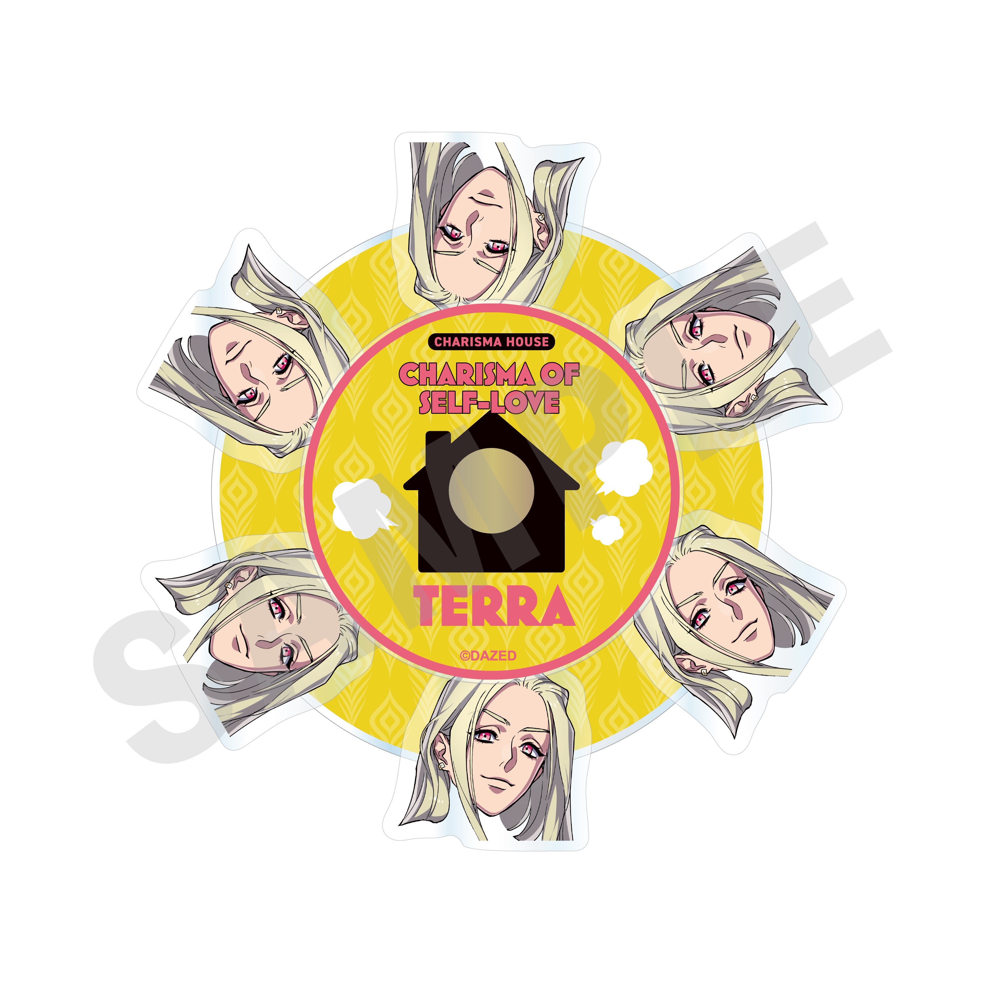 超人的シェアハウスストーリー『カリスマ』 のグッズ、テラのマグネットの画像です